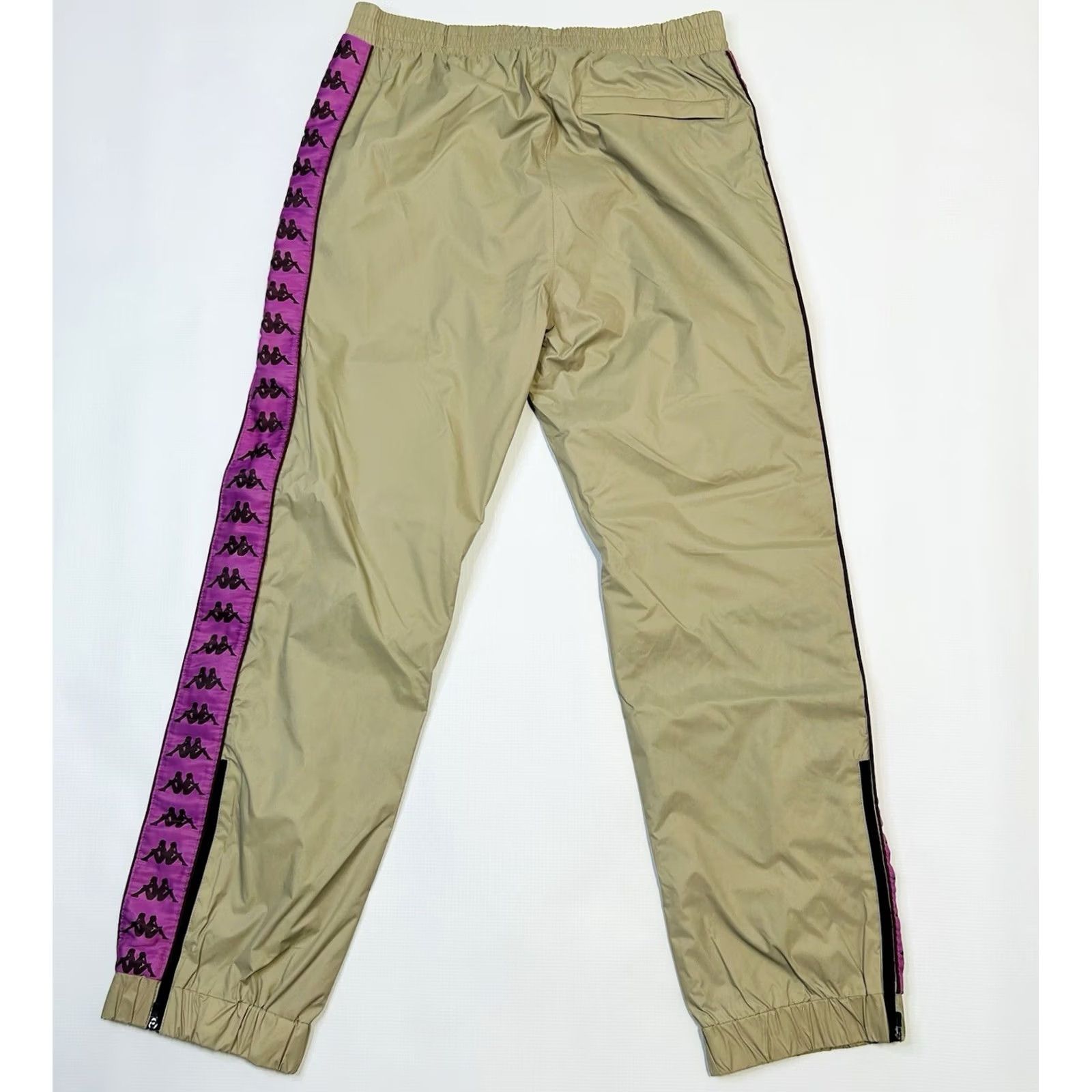 Kappa NEW Kappa Banda Logo Wind Pant Joggers Unisex SZ Small Urban Outfitters Zip Ankle Size US 29 - 6 Thumbnail