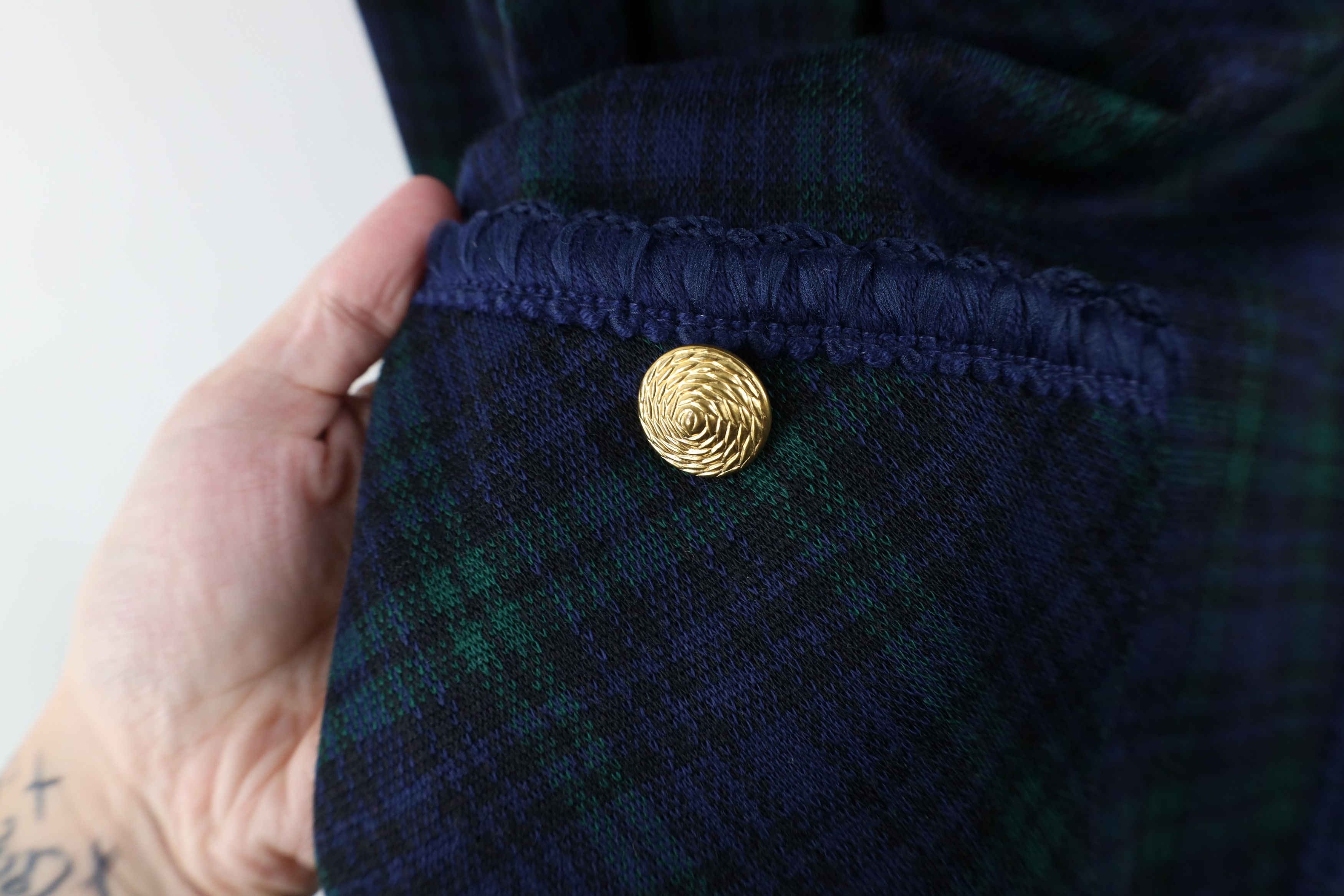 Vintage Vintage 90s Streetwear Blazer Cardigan Sweater Plaid USA Size XXL / US 16-18 / IT 52-54 - 6 Thumbnail