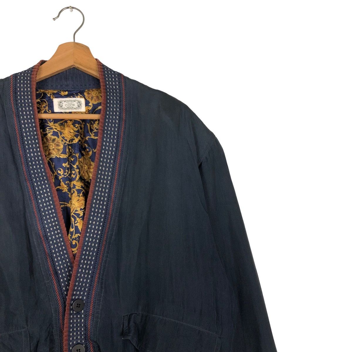 Japanese Brand 🔥Vtg Cropped Bomber Cardigan Jacket Uomo Core Issey Miyake Size US M / EU 48-50 / 2 - 6 Thumbnail