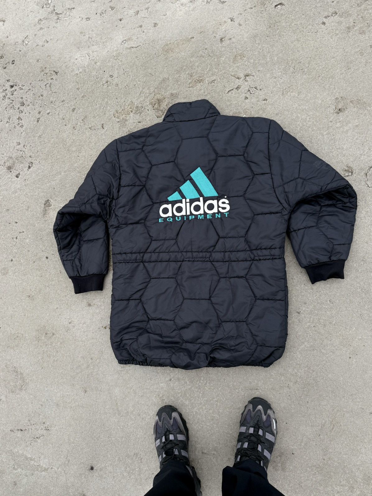 Adidas Vintage 90s Adidas Equipment Down Y2k Blokecore Jacket Size US L / EU 52-54 / 3 - 11 Thumbnail