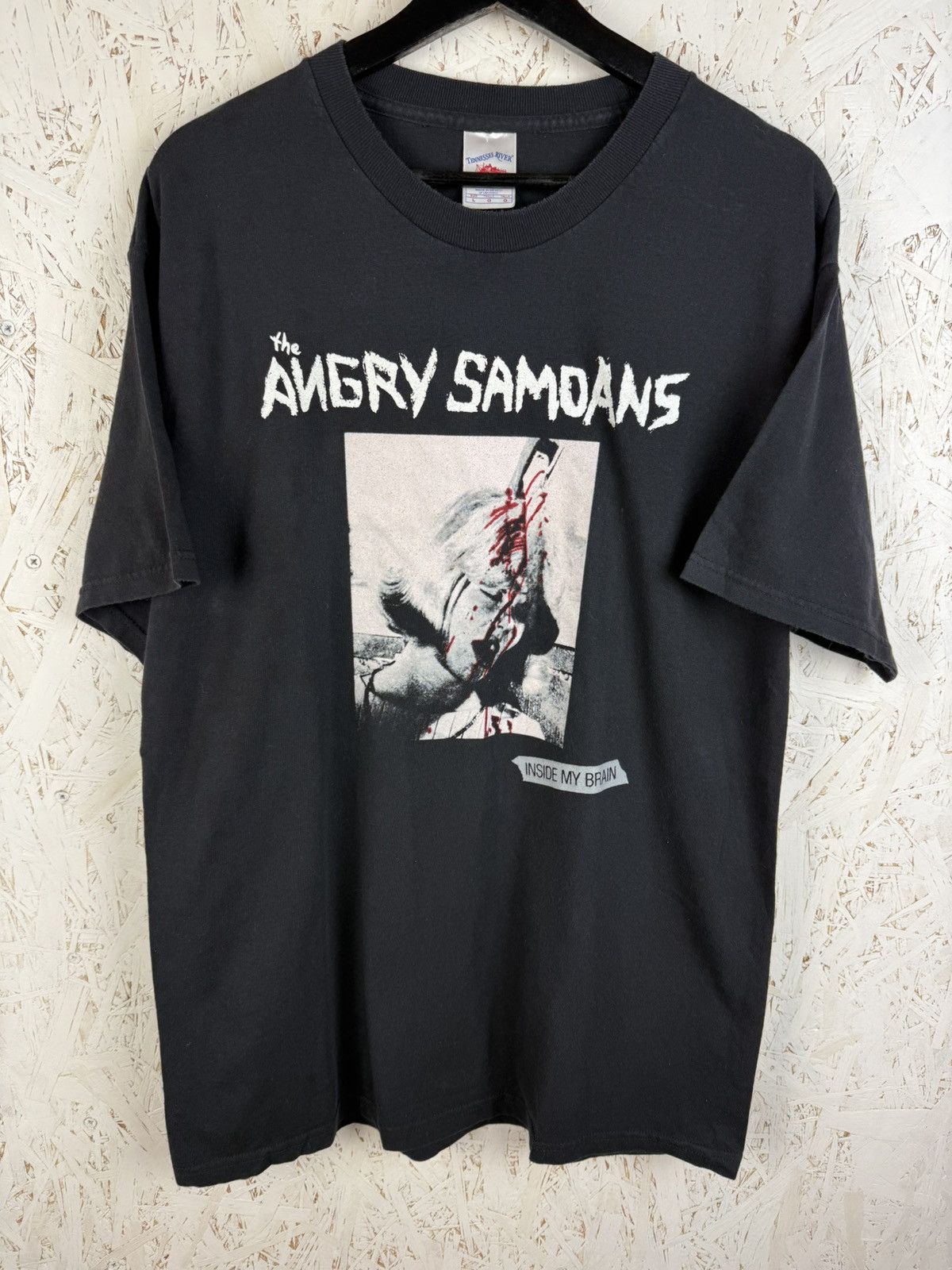Band Tees Vintage Angry Samoans Inside My Brain Punk Rock Metal Tee L Size US L / EU 52-54 / 3 - 1 Thumbnail