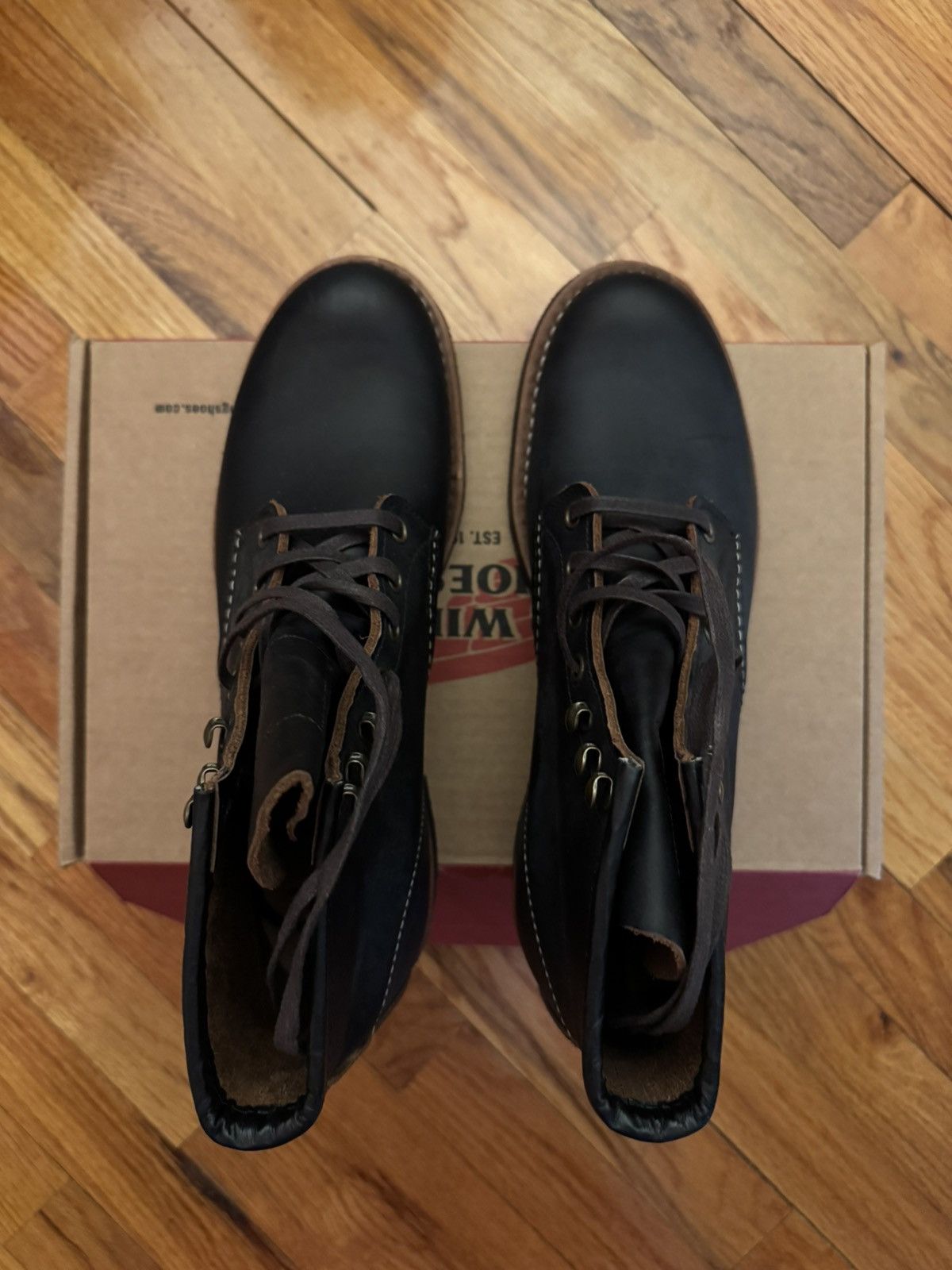 Red Wing Red Wing 3455 BlackSmith Boots - Black Prairie Leather Size US 9 / EU 42 - 1 Thumbnail
