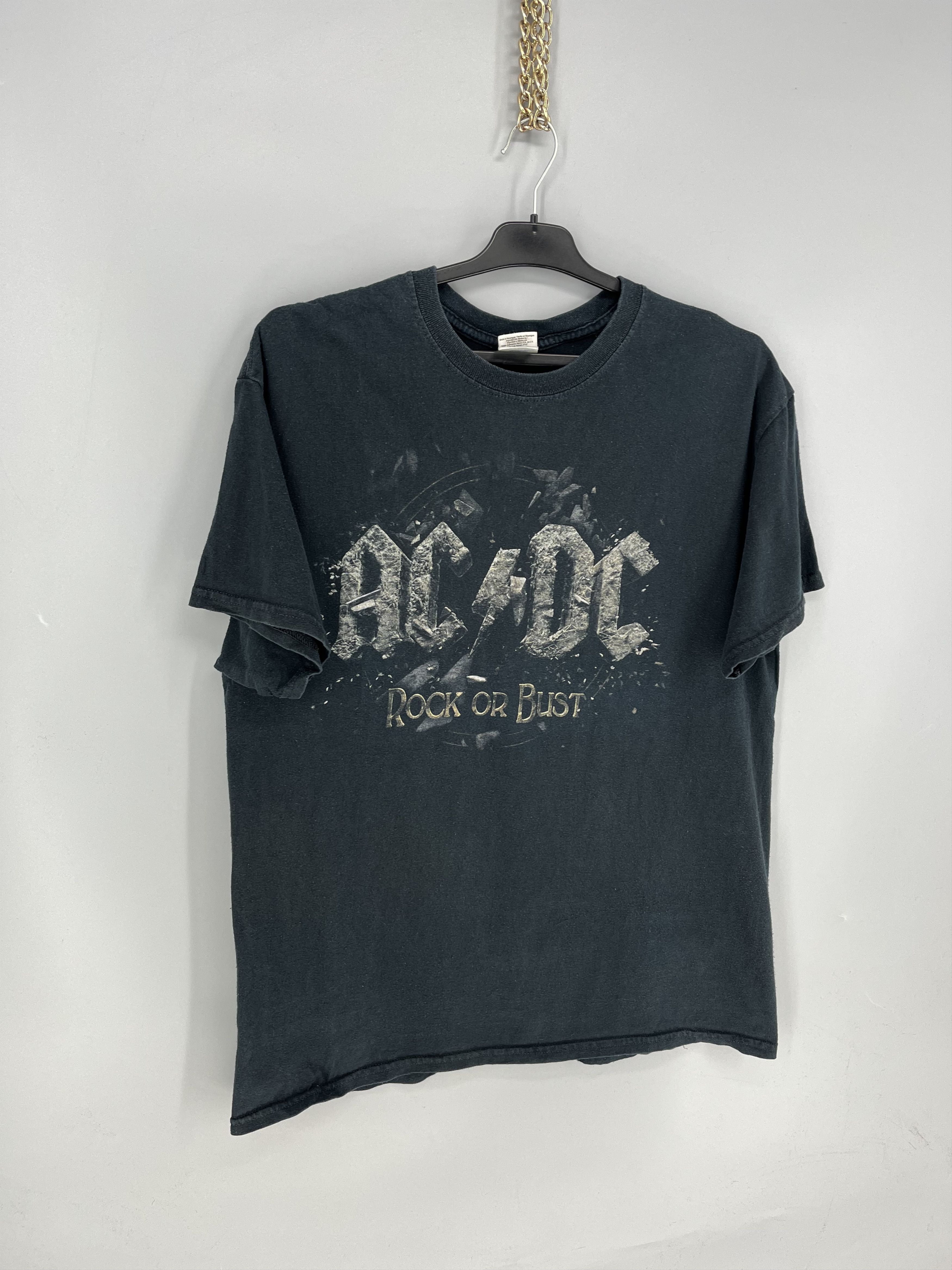Vintage AC DC Rock or Bust Vintage Rock Band T-Shirt Size US L / EU 52-54 / 3 - 2 Thumbnail