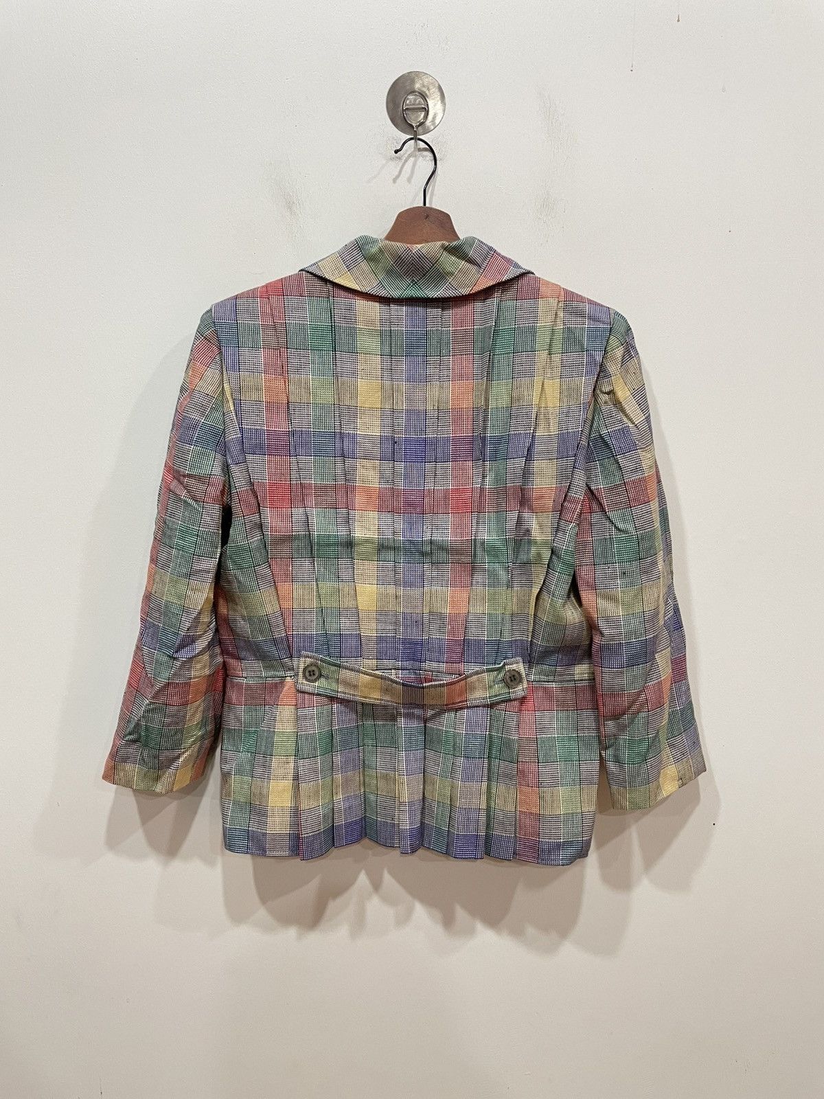 Valentino 1980s Valentino Blazer Pleated Back Size 40S - 2 Thumbnail