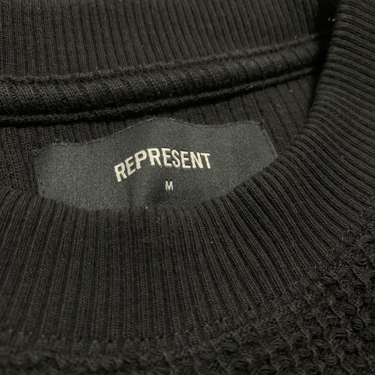 Represent Clo. Represent Medium Waffle Blanks Jet Black Tee Size US M / EU 48-50 / 2 - 4 Thumbnail
