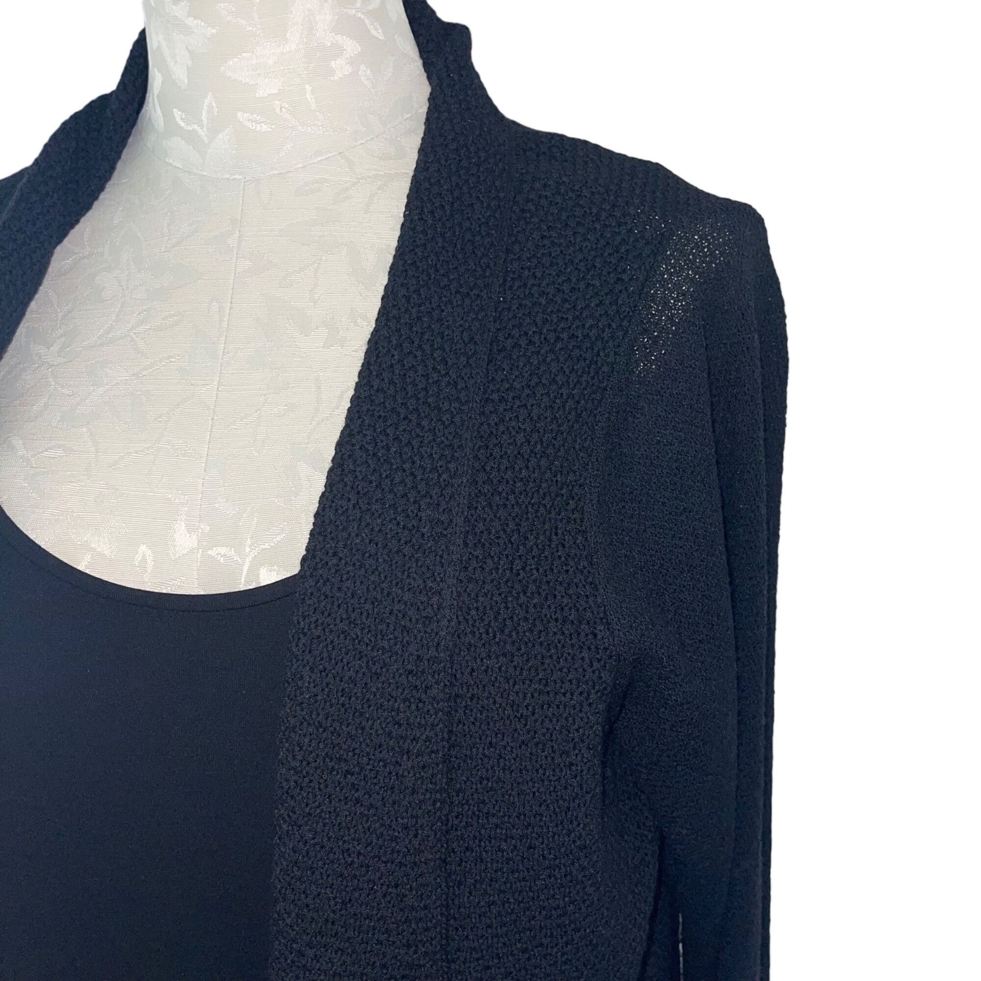 Eileen Fisher Eileen Fisher Vintage 1990s Womens Dress Sweater Set Size ONE SIZE - 5 Thumbnail