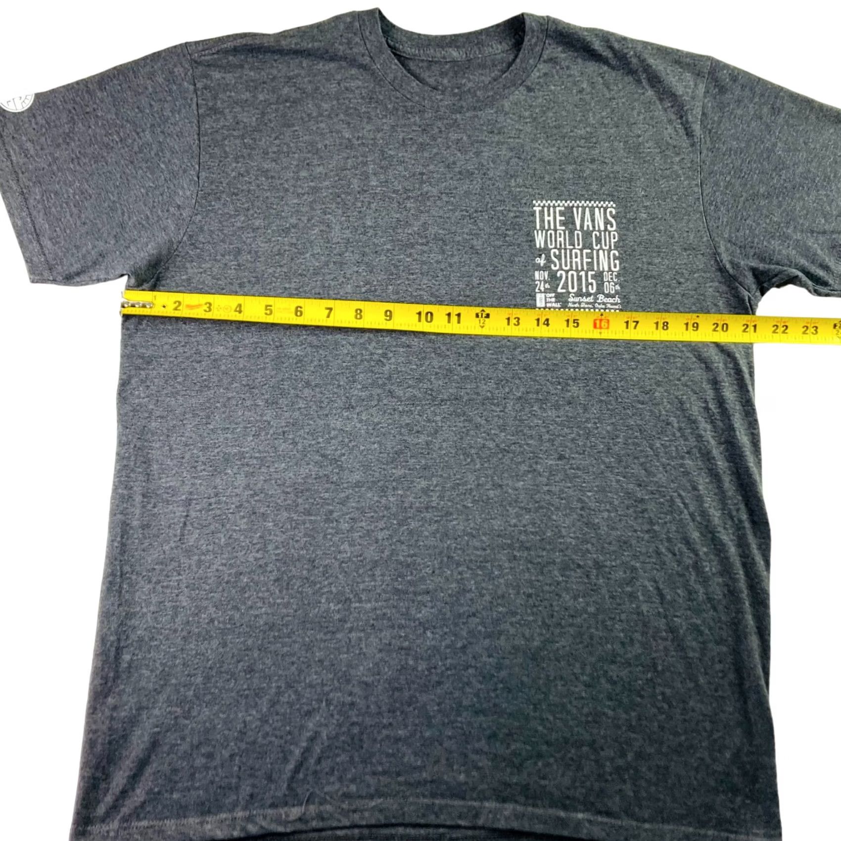 Vans VANS Graphic Logo T-Shirt Mens Short Sleeve Gray Large Regular Fit Cotton Polyester Pullover Crew Neck Used Condition Size US L / EU 52-54 / 3 - 5 Thumbnail