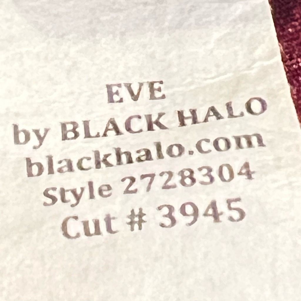 Halo Black Halo, Estelle Smashing Berry High-Low Velvet Halter Bo Size S / US 4 / IT 40 - 7 Thumbnail