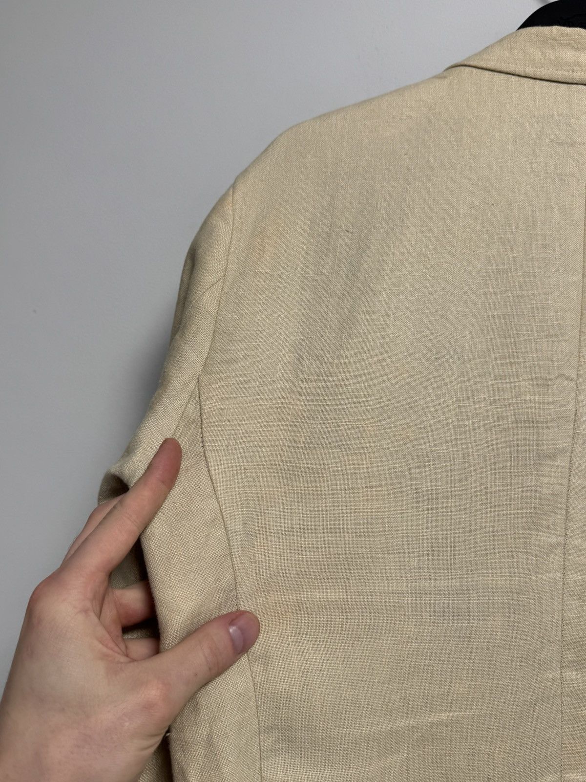 Polo Ralph Lauren Polo Ralph Lauren Blazer Beige Luxury Vintage Size 40R - 25 Thumbnail