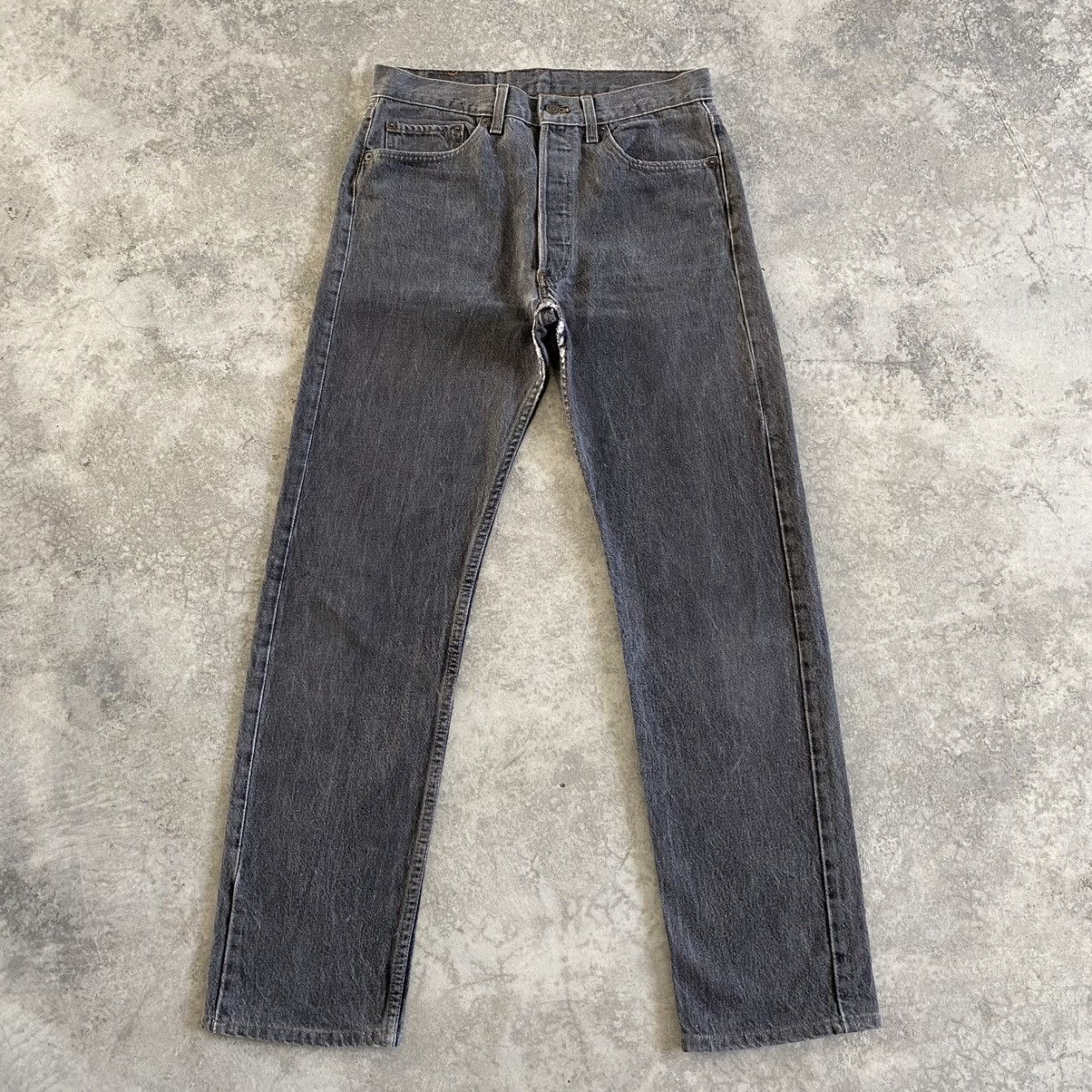 Levi's Vintage 1993 Levi’s 501 Ash Grey Denim Jeans Size US 30 / EU 46 - 1 Thumbnail