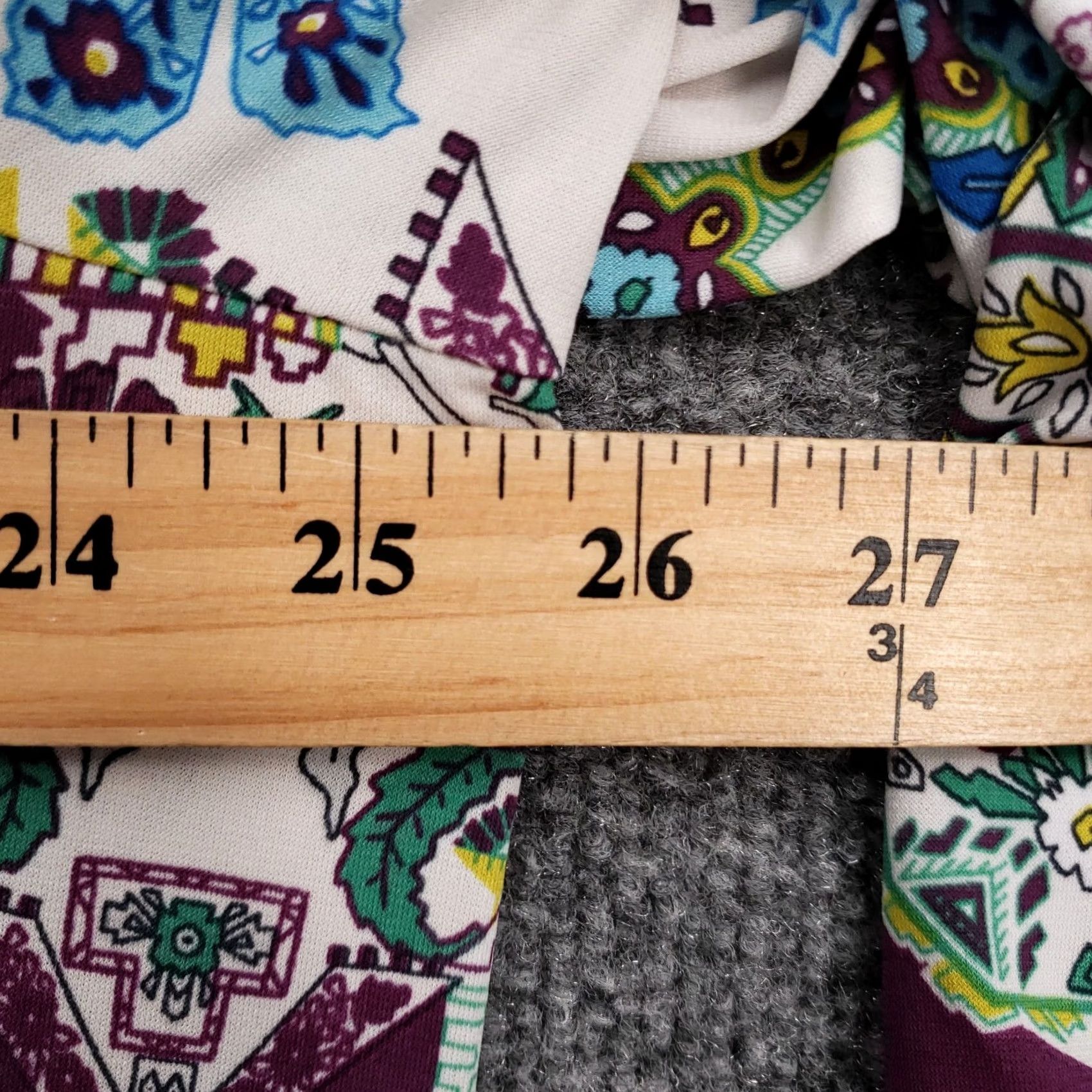 Vintage One World Blouse Shirt Womens 2X White Round Neck Studded Bohemian Tunic - Boho All Seasons Accessories (Plus) Size XXL / US 16-18 / IT 52-54 - 5 Thumbnail