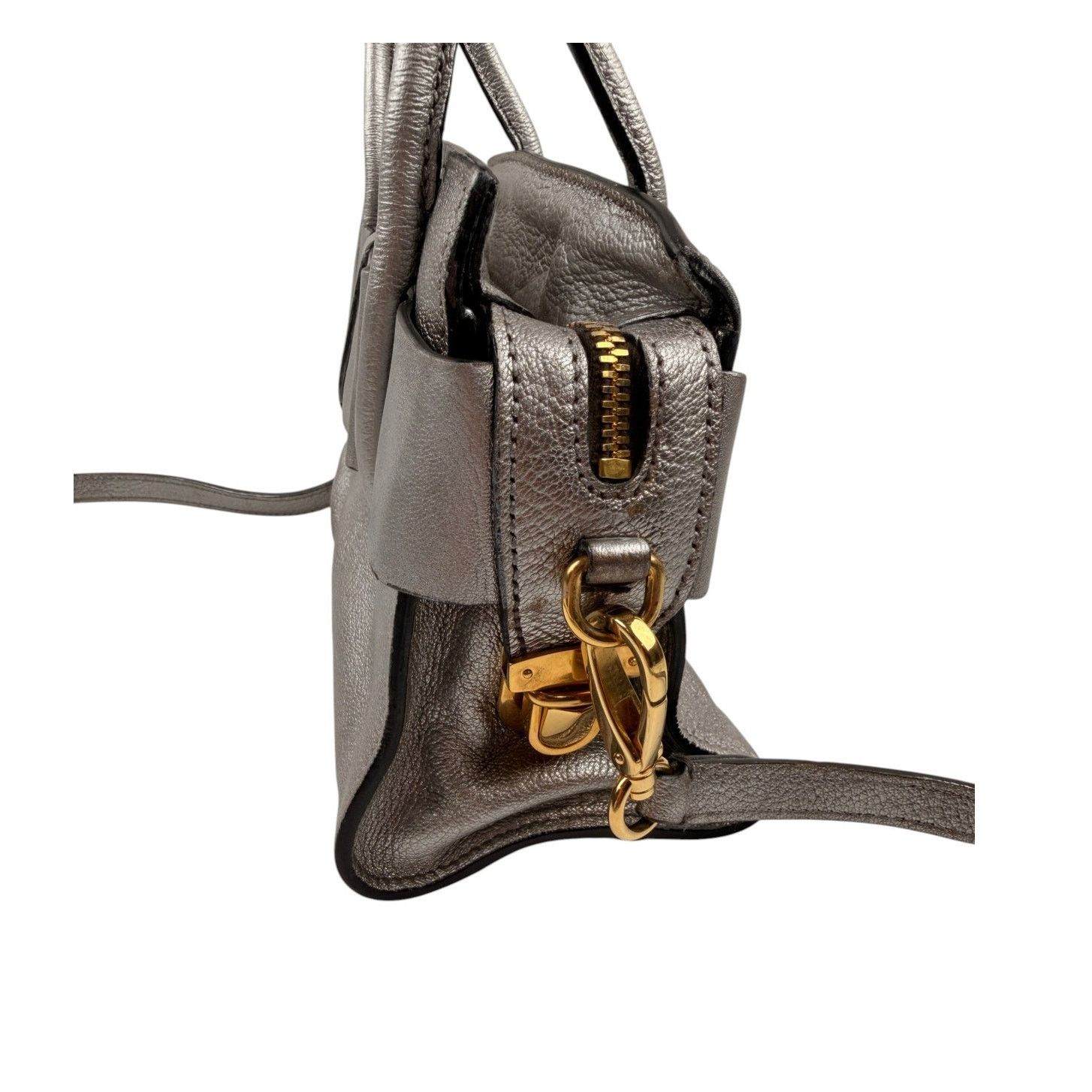 Miu Miu Miu Miu Silver Small Madras Bow-Embellished Tote Size ONE SIZE - 5 Thumbnail