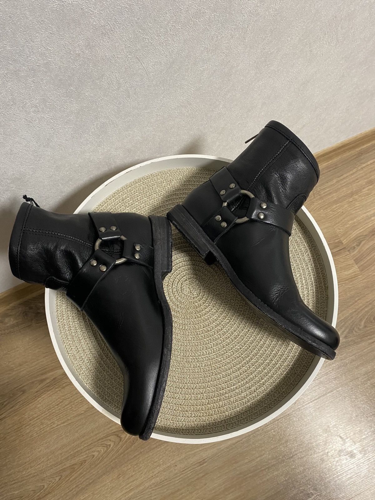 Frye Frye Phillip Harness AS98 Sendra Moto Biker Boots Size: 37 Size US 7 / IT 37 - 10 Thumbnail