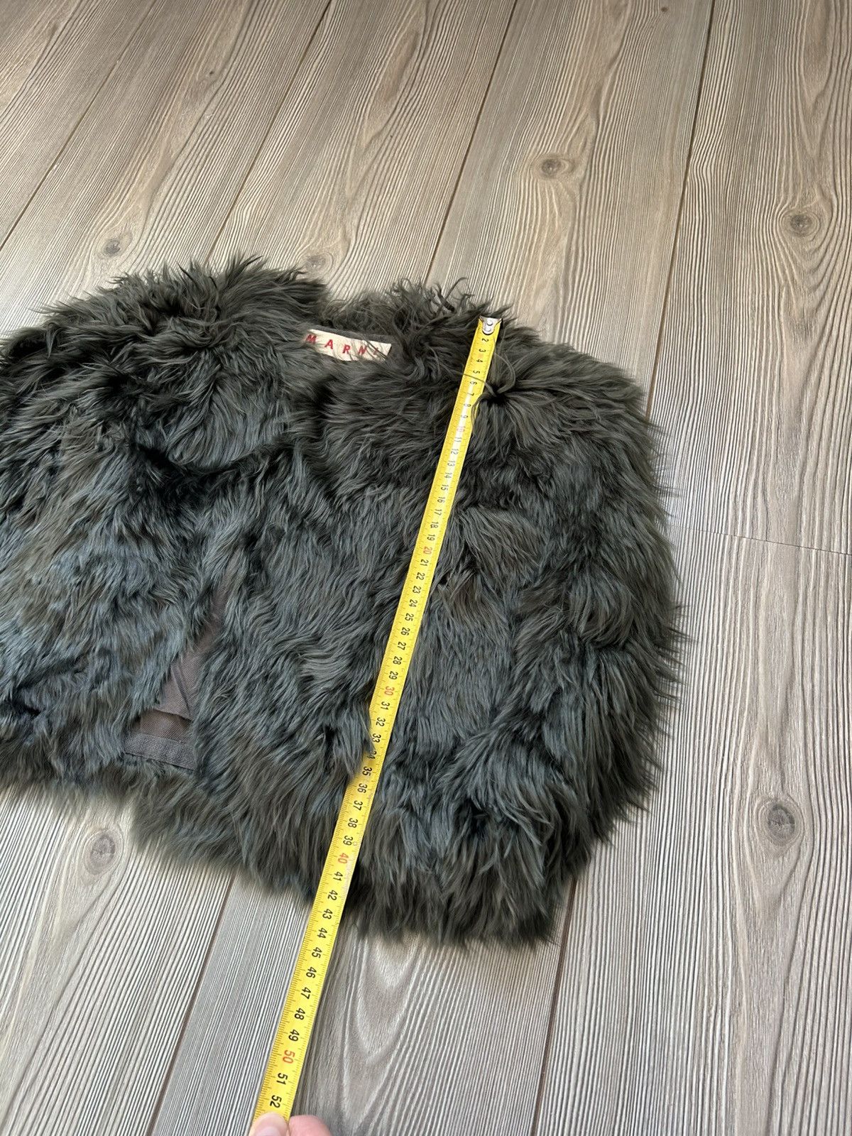 Marni Marni 100% Lama Alpaca Real Fur Shrug / Stole Size 38 Size XS / US 0-2 / IT 36-38 - 17 Thumbnail