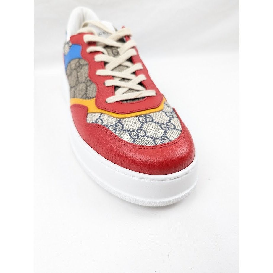 Gucci o1rshd1 Supreme Low-Top Sneakers in Beige/Blue/Red Size US 12.5 / EU 45-46 - 5 Thumbnail