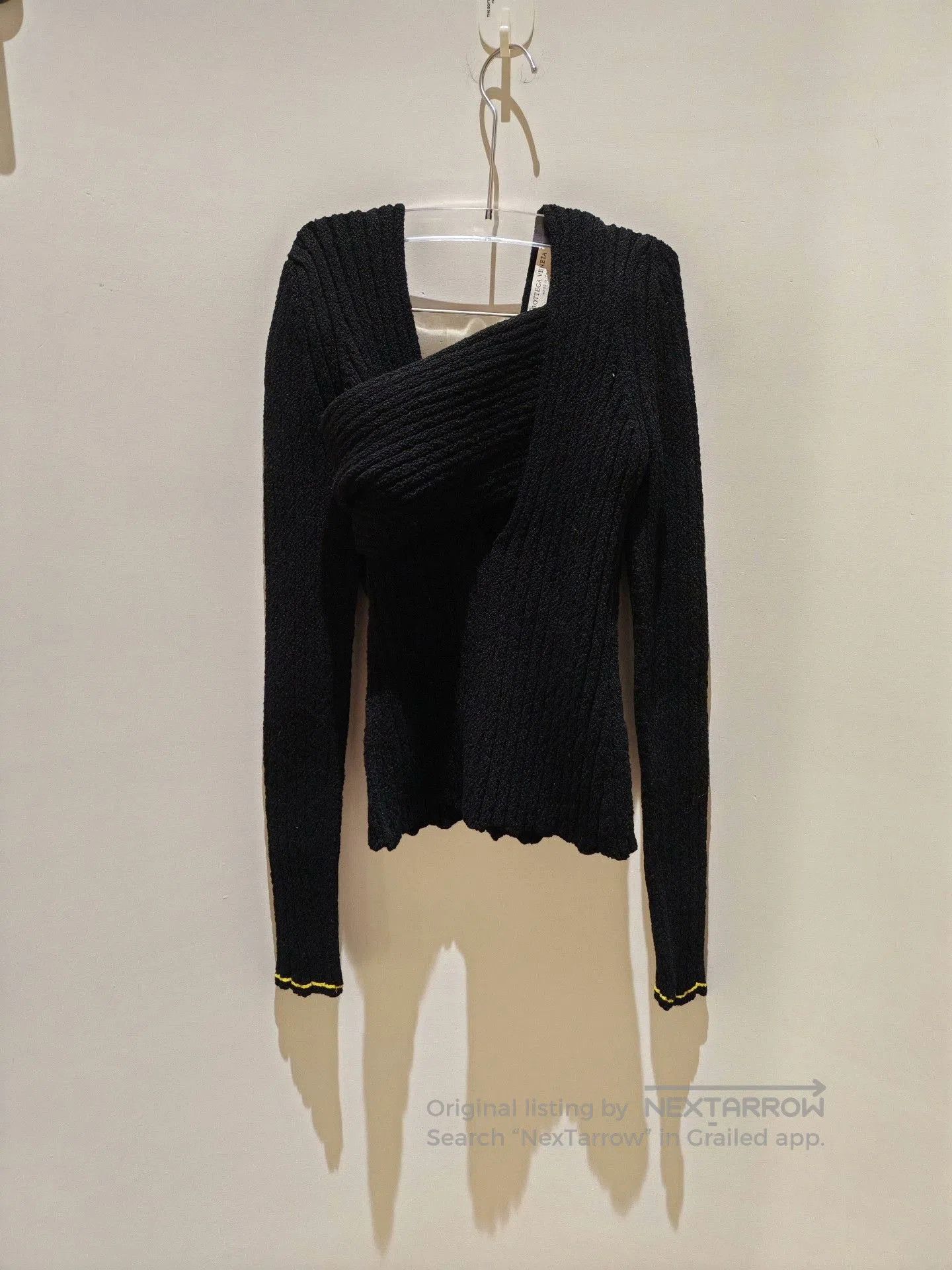 Bottega Veneta Bottega Veneta Black Knit Sweater. Size S / US 4 / IT 40 - 4 Thumbnail