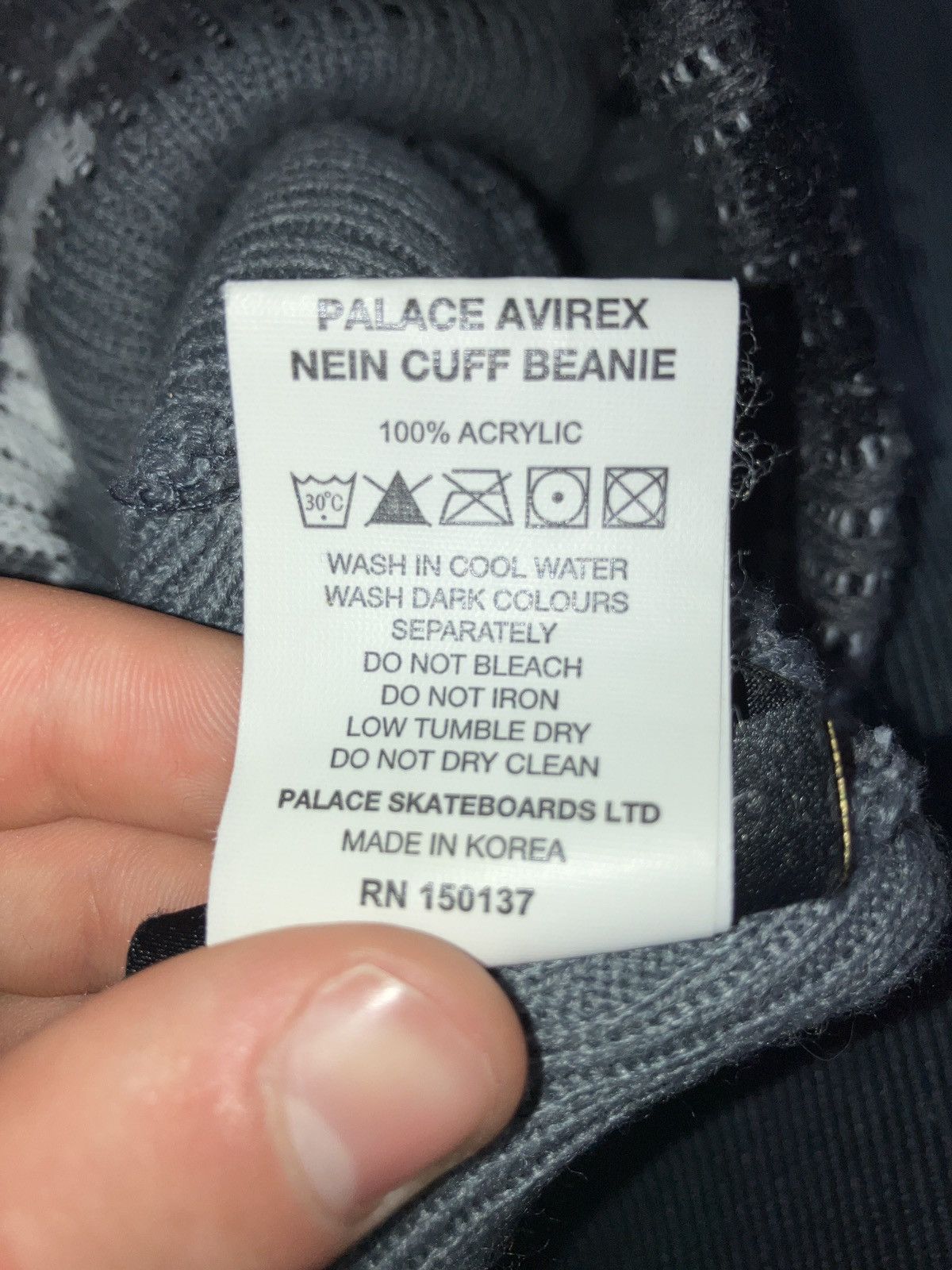 Avirex × Palace Avirex Nein Cuff Beanie Size ONE SIZE - 5 Thumbnail