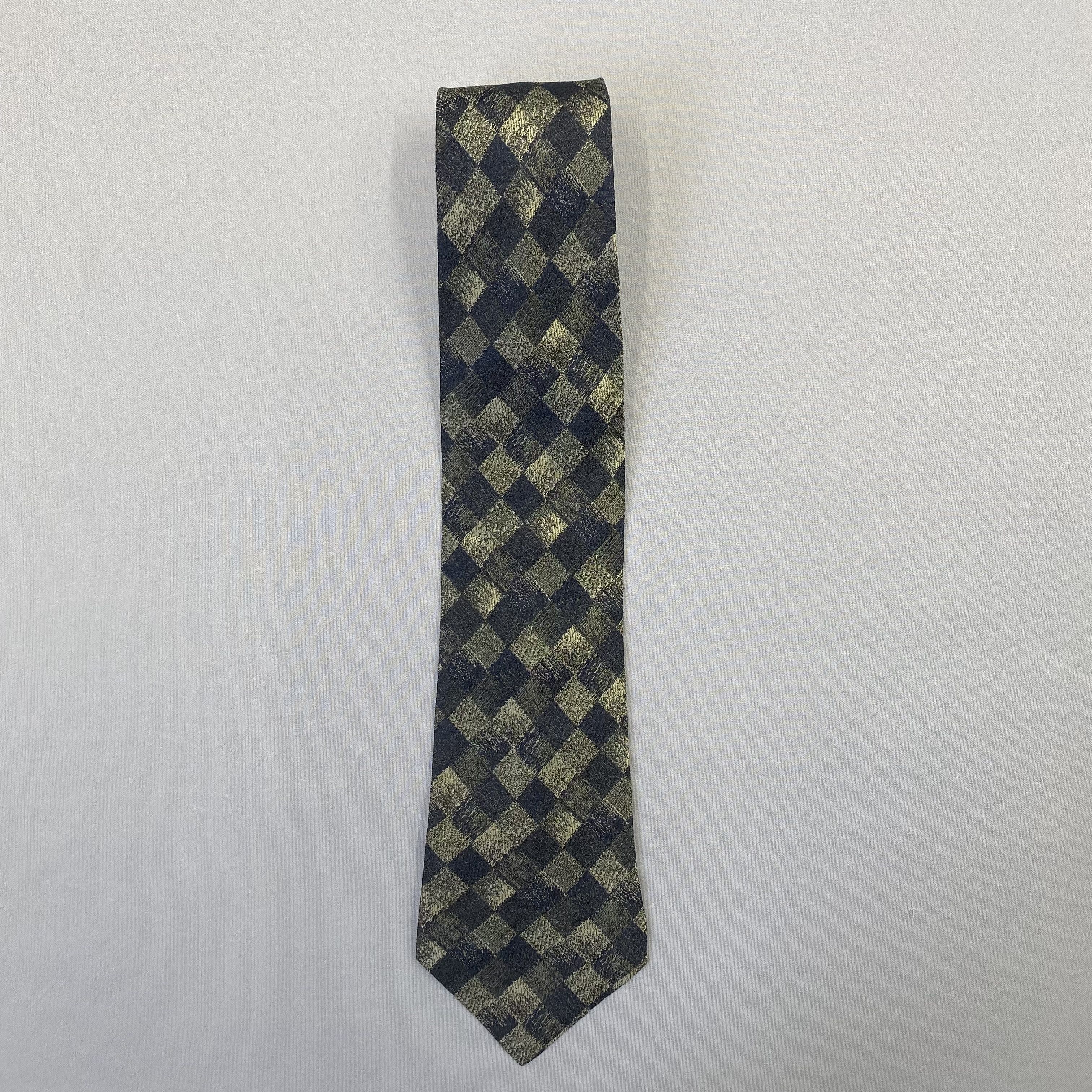 Issey Miyake Vintage Issey Miyake SILK Necktie Cravate Pure Silk Neck Tie Size ONE SIZE - 3 Thumbnail