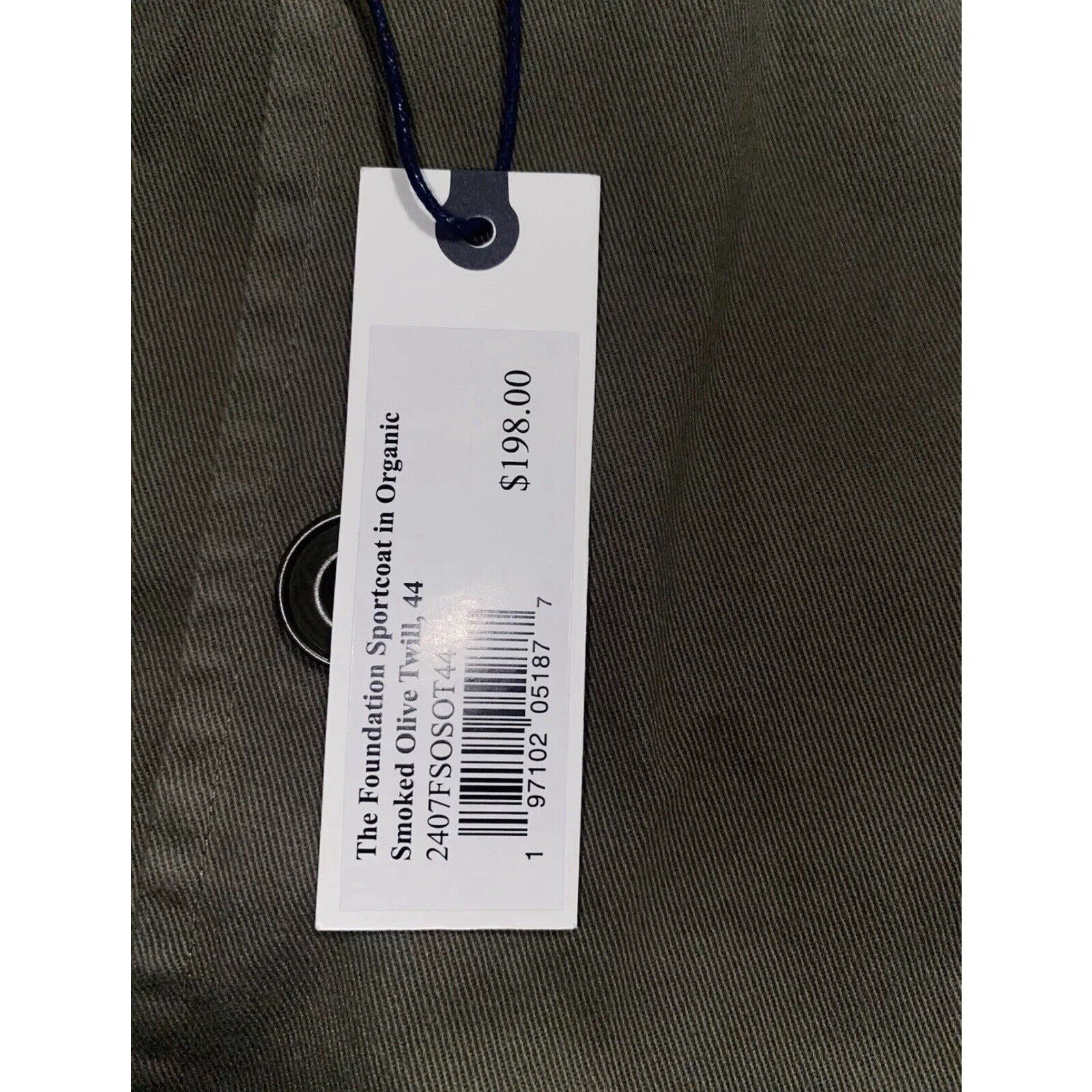 Taylor Stitch TAYLOR STITCH The Foundation Sport Coat Olive Blazer SZ 44 Size 44R - 2 Thumbnail