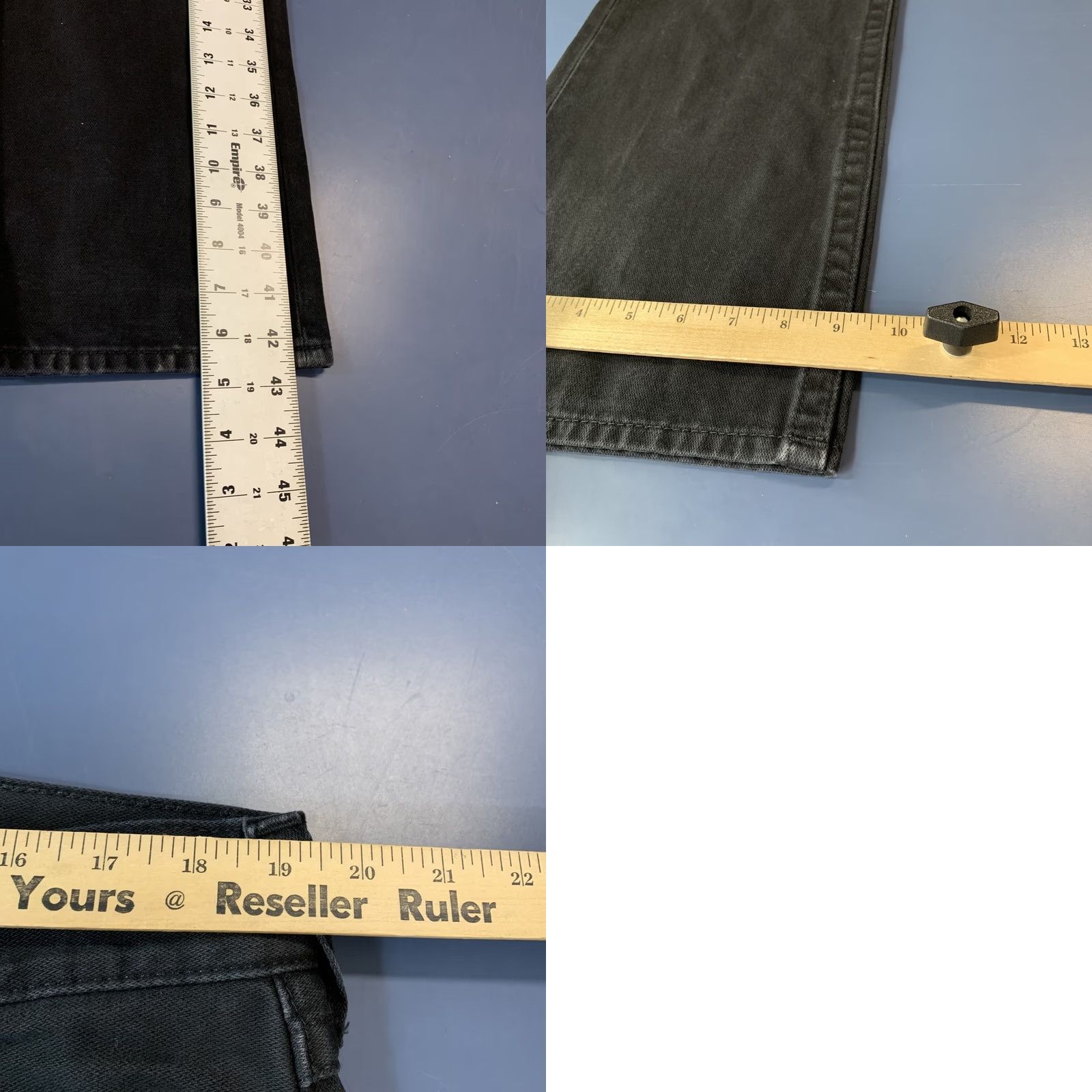 True Religion VINTAGE True Religion Jeans Men 36 Baggy Straight Leg Denim Black 38x34 Mens Jeans Size US 36 / EU 52 - 9 Thumbnail