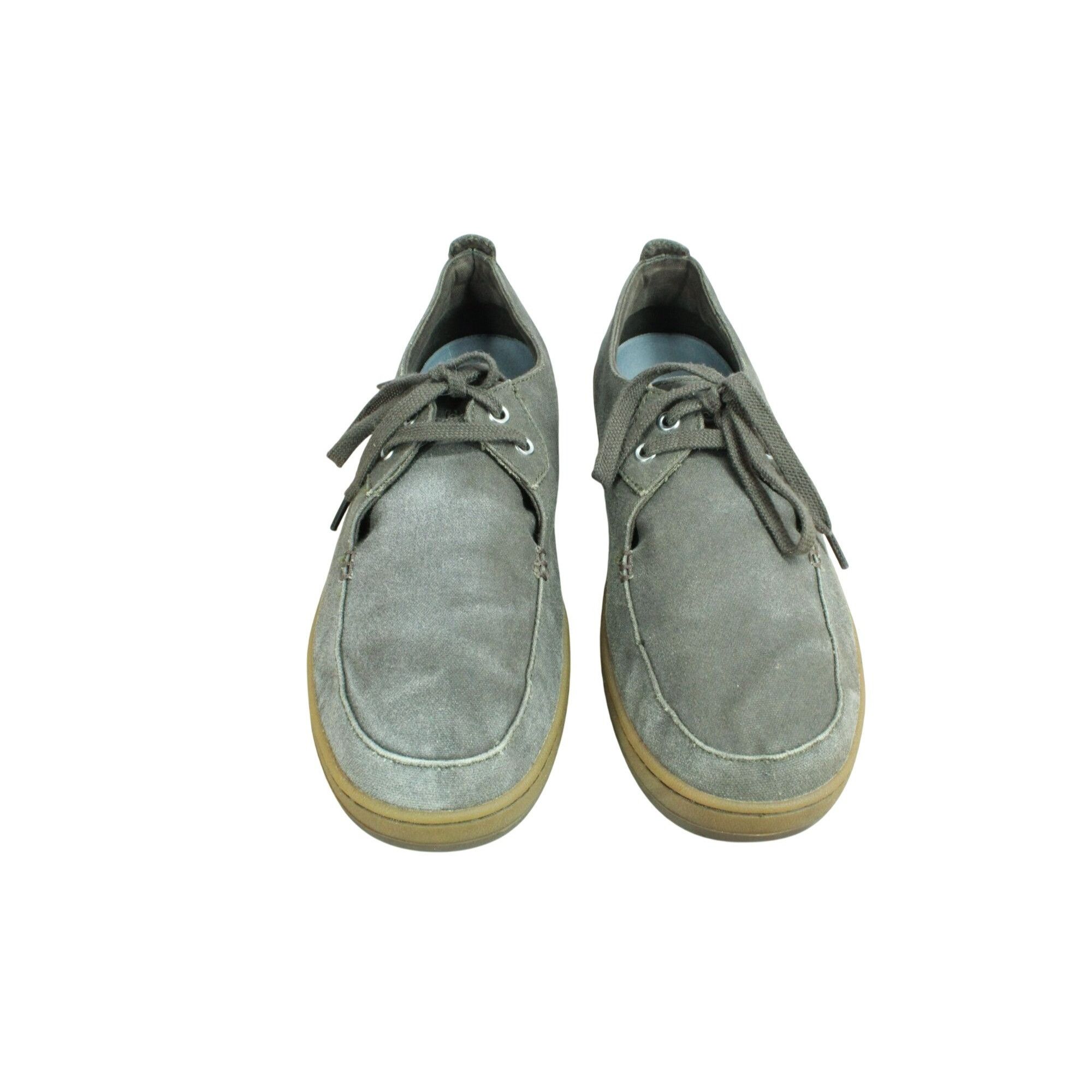 L.L. Bean LL Bean Men’s Brown Canvas 2-Eye Boat Shoes Size 11.5 Size US 11.5 / EU 44-45 - 5 Thumbnail