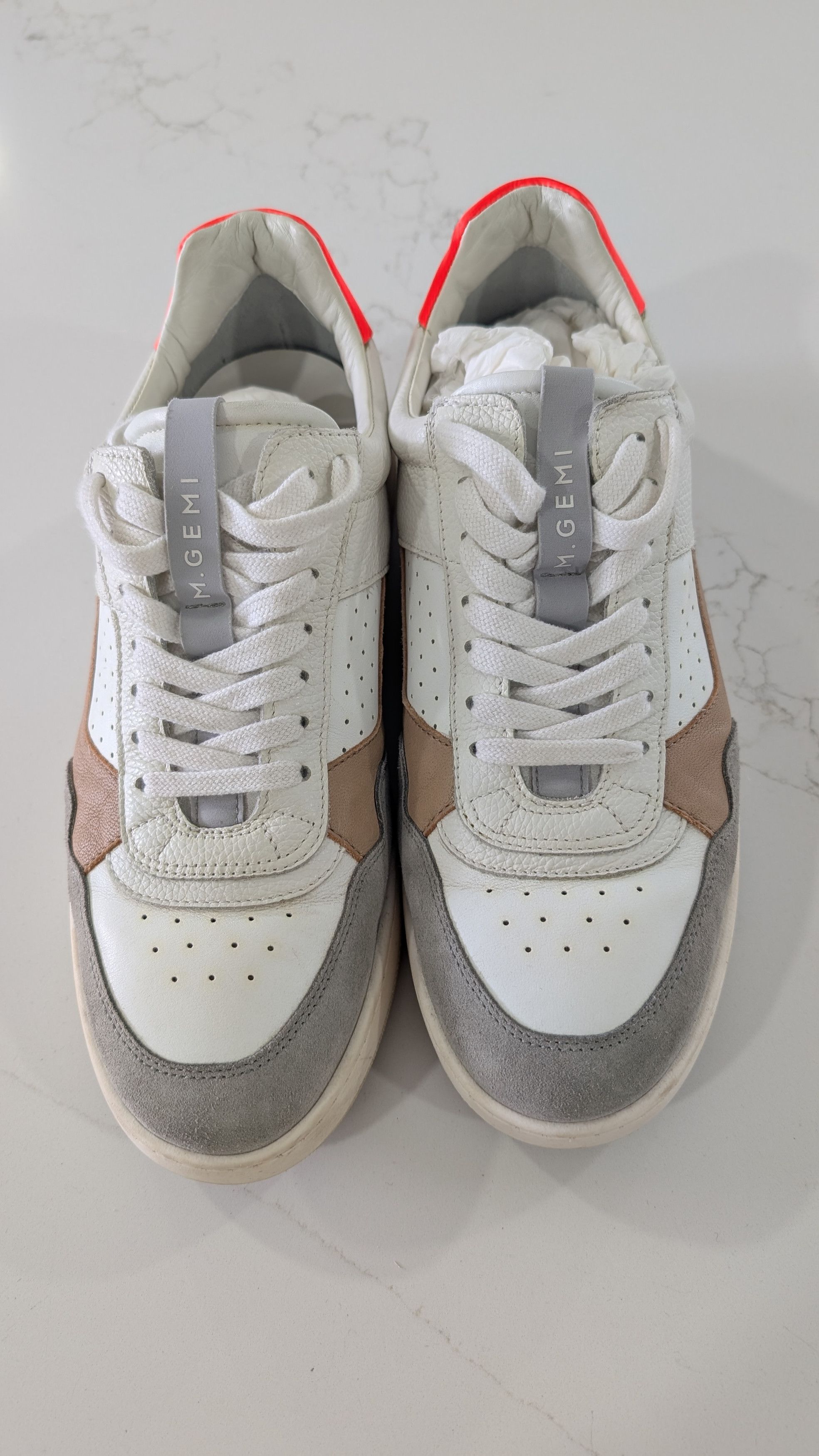 M.Gemi M. Gemi The Trattare Uomo White Sneakers Men's 43 EU 10 Size US 10 / EU 43 - 2 Thumbnail