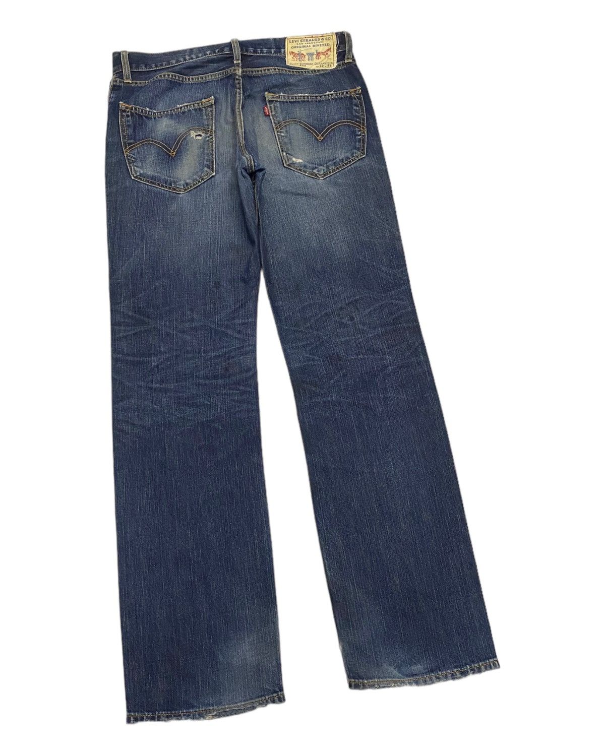 Levi's VINTAGE LEVIS 502 DISTRESSED DENIM JEANS Size US 34 / EU 50 - 7 Thumbnail
