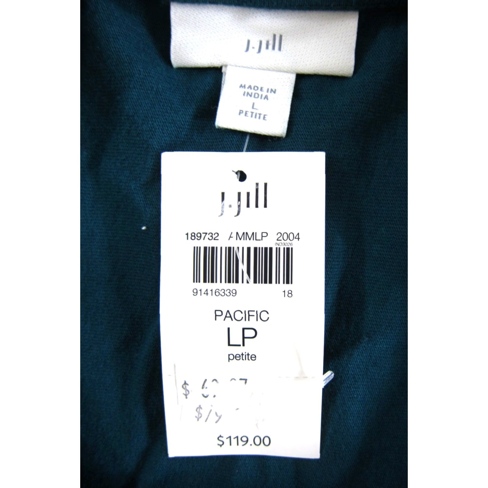 J. Jill J. Jill Green NWT 100% Cotton Jersey Embroidered 3/4 Sleeve Smock Tunic Dress PL Dress Smock Embroidered Jersey 100% Cotton Green NWT J. Jill Women Size L / US 10 / IT 46 - 3 Thumbnail