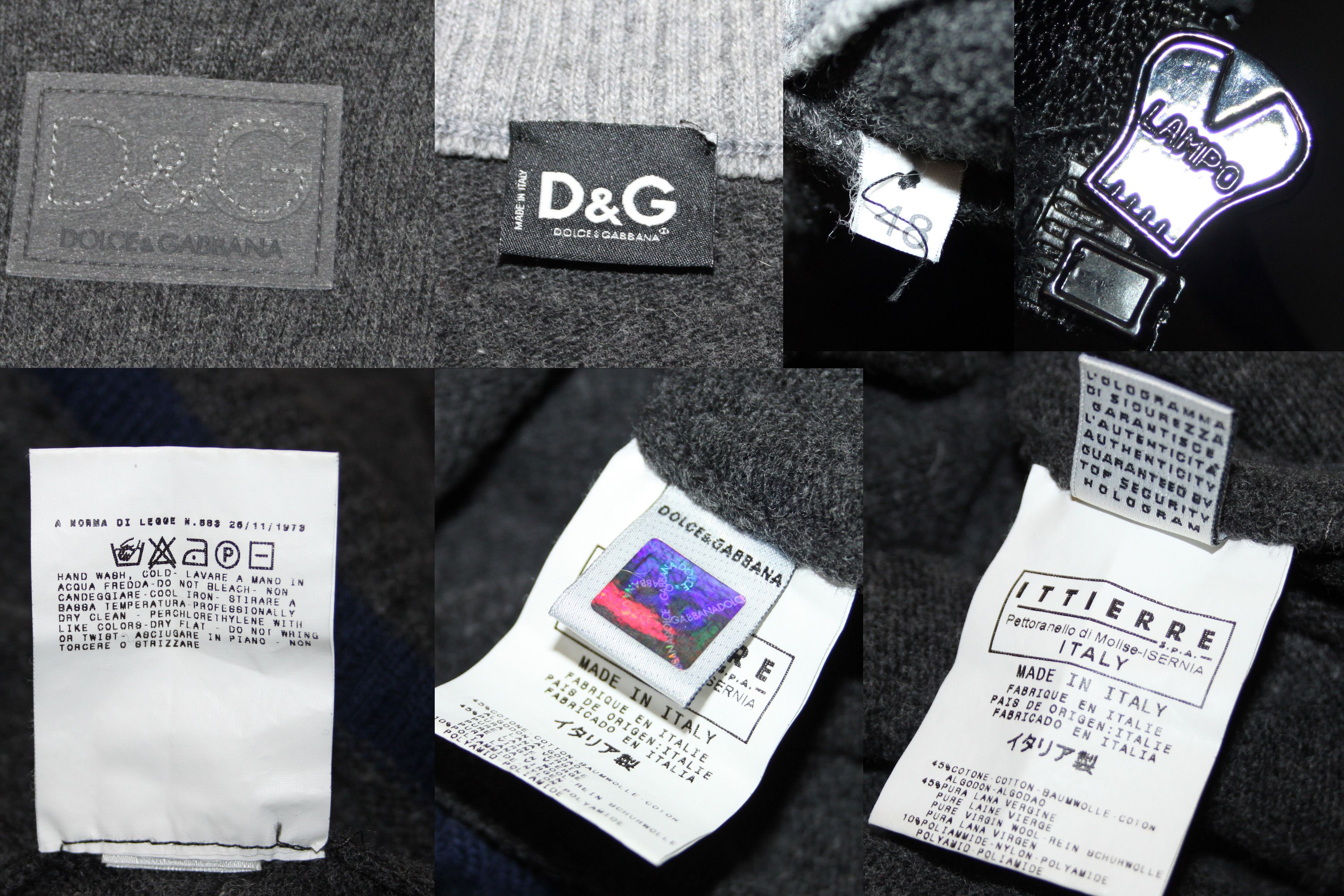 Dolce & Gabbana Dolce Gabbana Multi Zip Knit Sweater Size US M / EU 48-50 / 2 - 5 Thumbnail