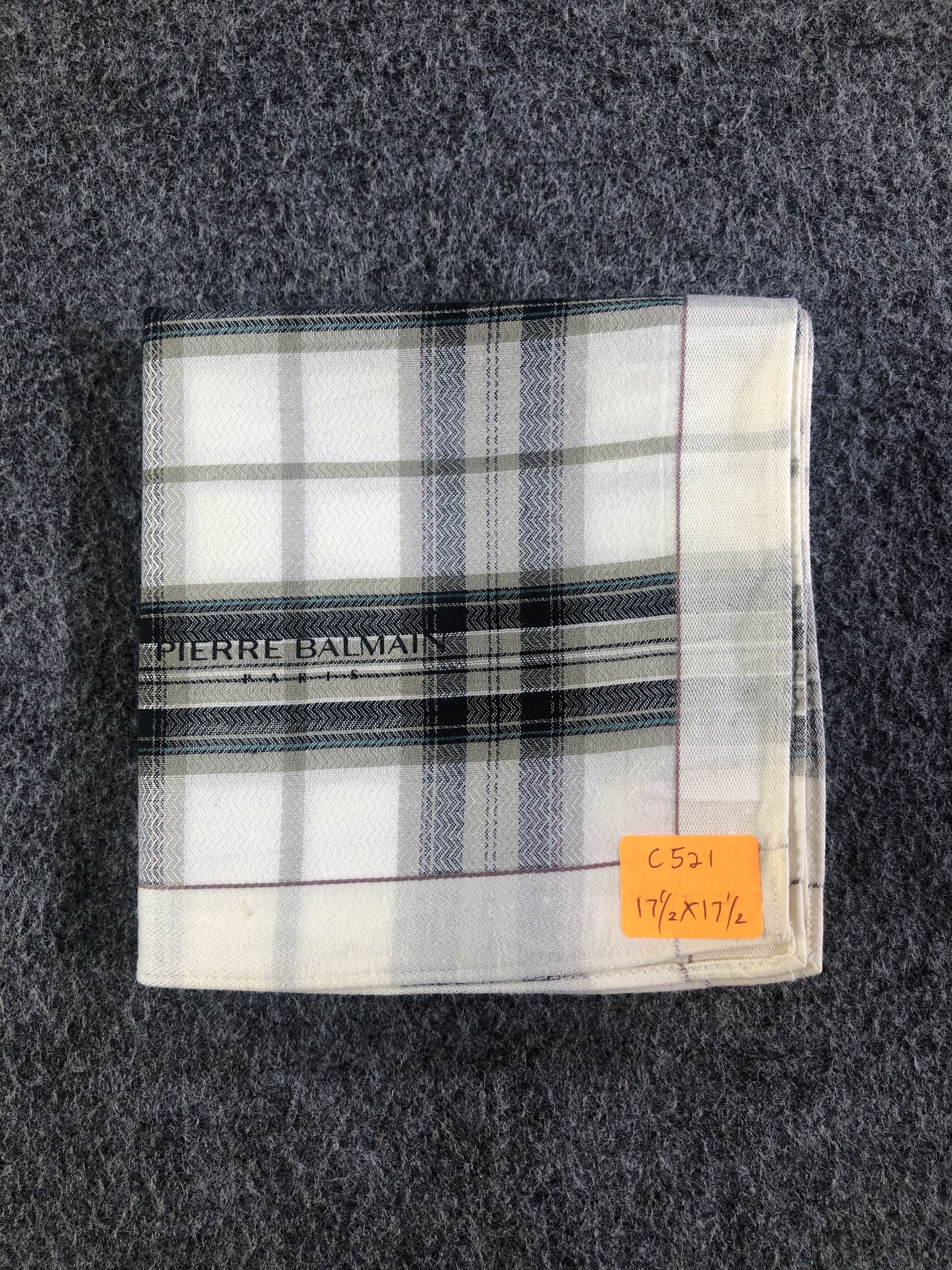 Pierre Balmain Pierre Balmain Handkerchief / Bandana / Neckerchief C521 Size ONE SIZE - 6 Thumbnail