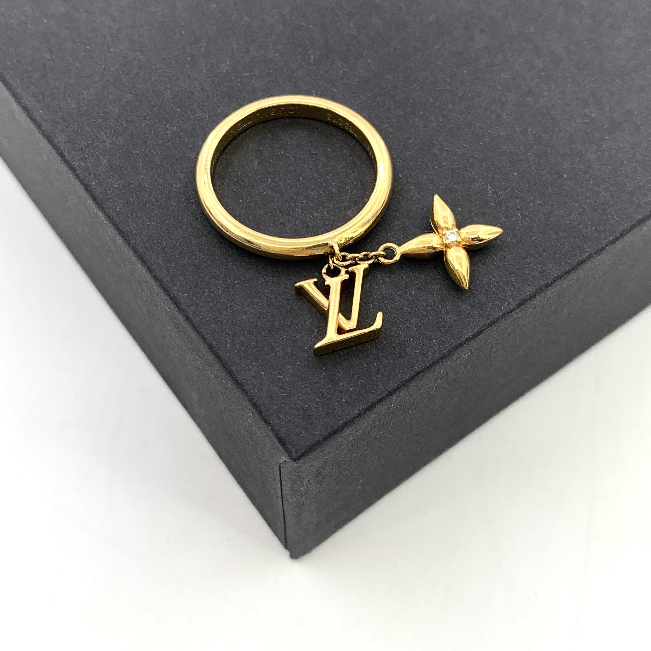 Louis Vuitton LV Louisette Ring Gold (M) Size ONE SIZE - 1 Thumbnail