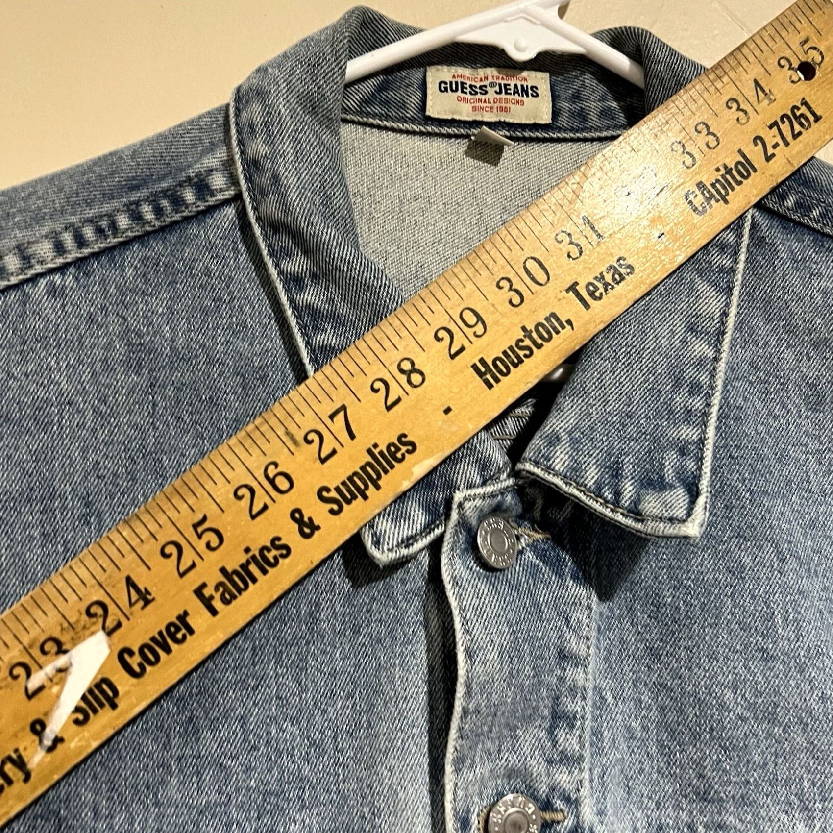 Gap VINTAGE Gap Denim Trucker Jacket Women’s Size Large Stretch Blue 90s Y2K EUC Size L / US 10 / IT 46 - 6 Thumbnail
