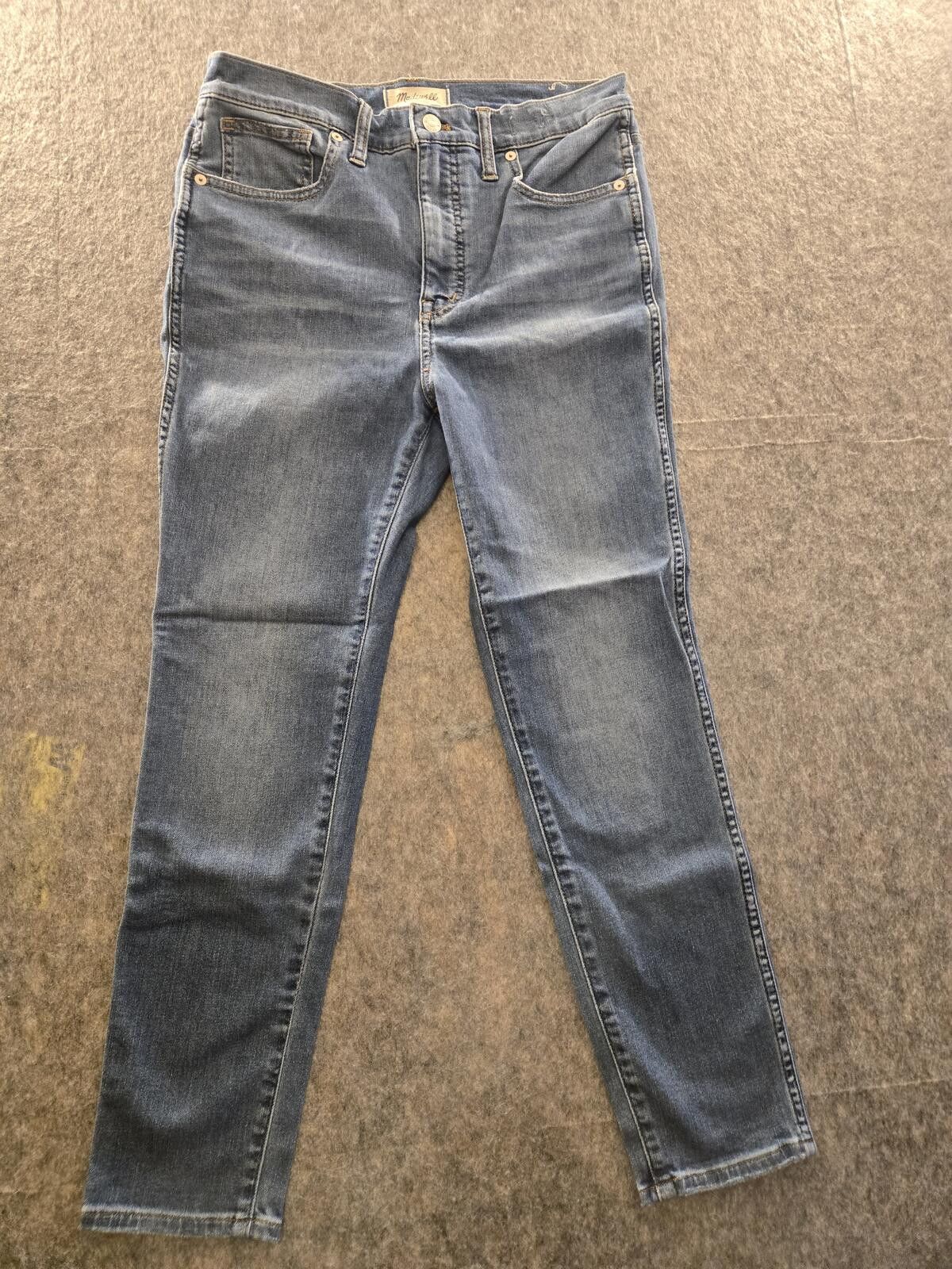 Madewell Madewell Skinny Jeans 10" High-Rise Grey Wash Sz 28 90s Boot Size 28" / US 6 / IT 42 - 1 Thumbnail