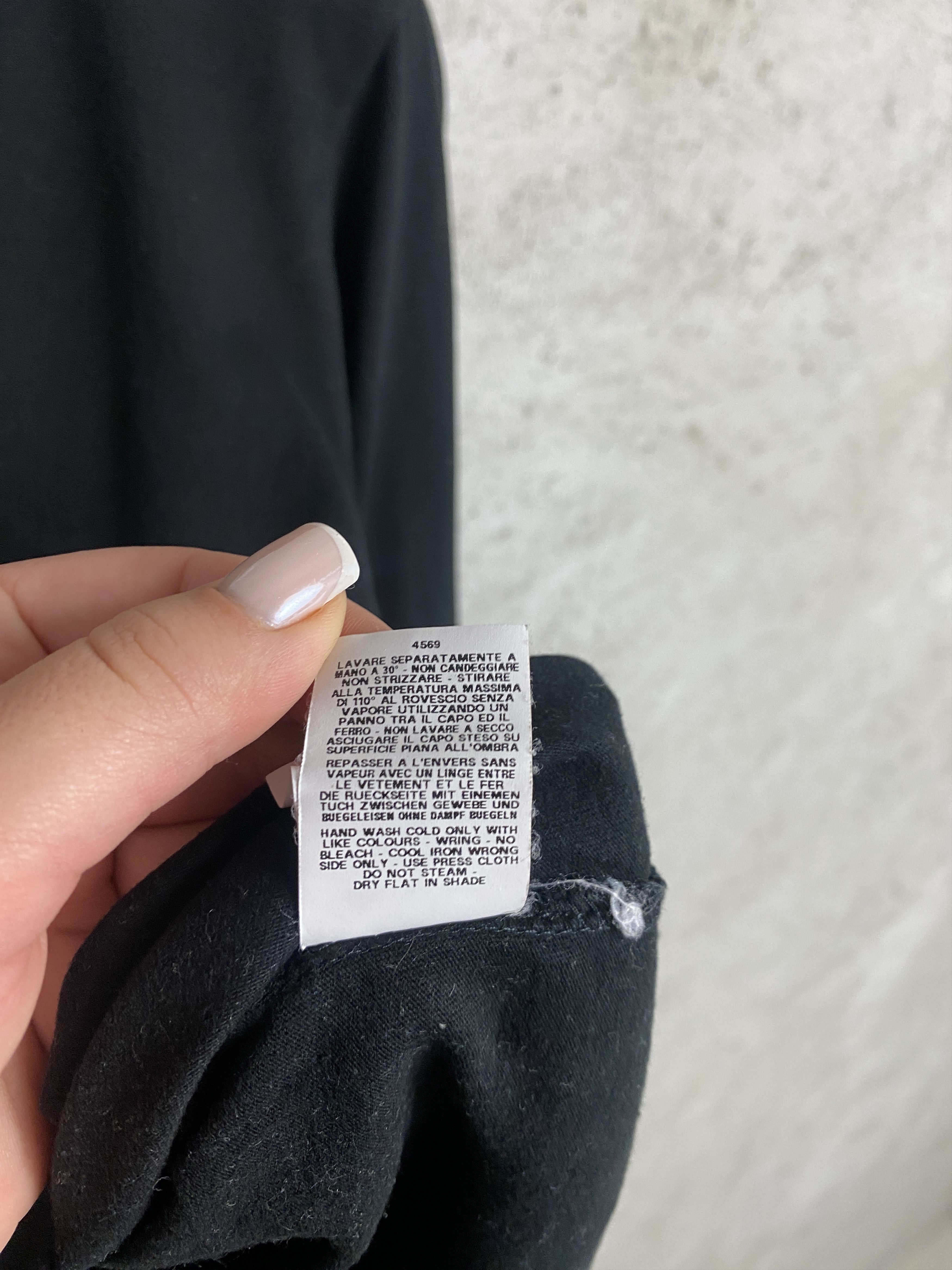 Alberta Ferretti Alberta Feretti big logo long sleeve t-shirt tee Size S / US 4 / IT 40 - 7 Thumbnail