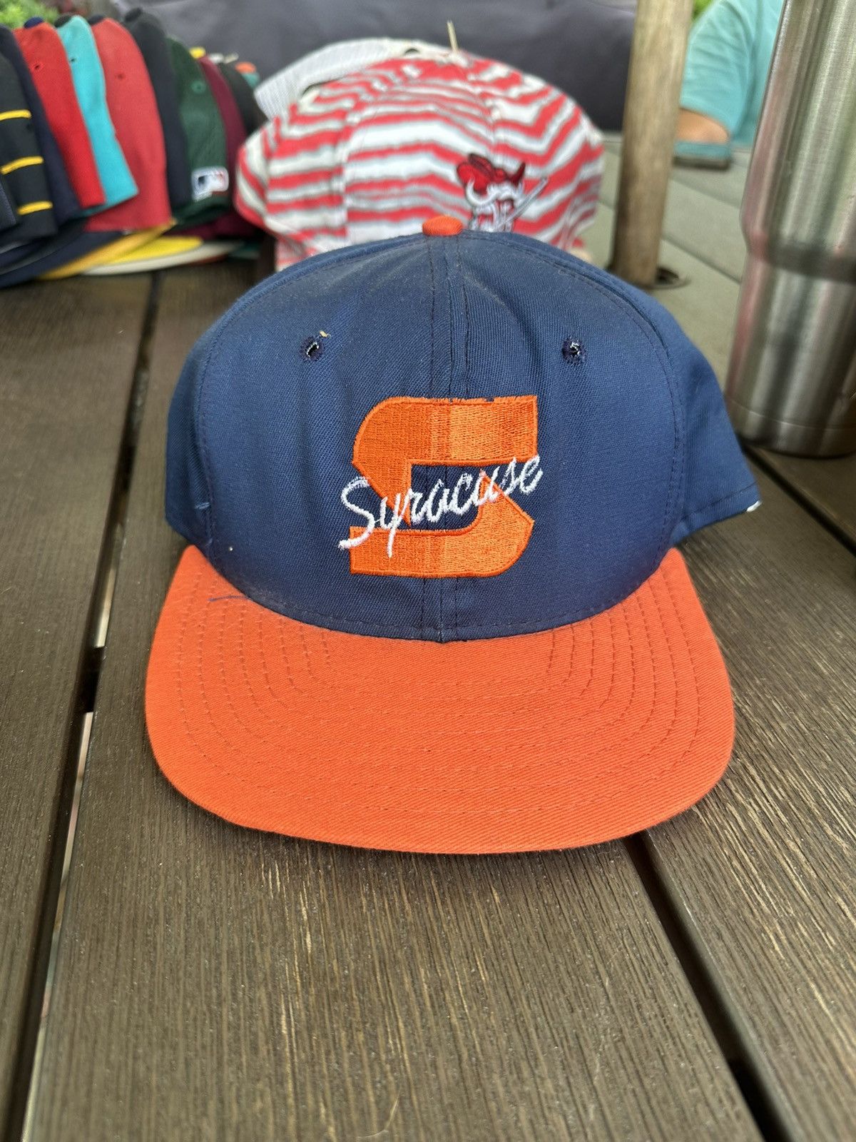 New Era × Vintage 80s Syracuse AJD vintage hat Size ONE SIZE - 1 Thumbnail