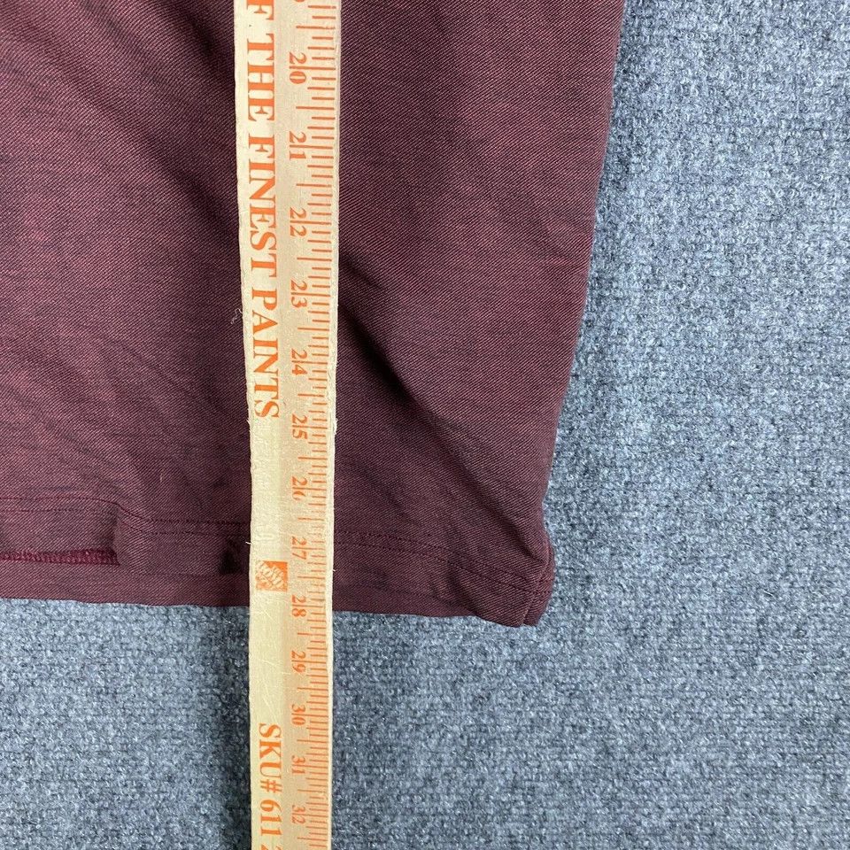 TravisMathew Travis Mathew Polo Shirt Men's Medium Burgundy Cotton M Size US M / EU 48-50 / 2 - 7 Thumbnail