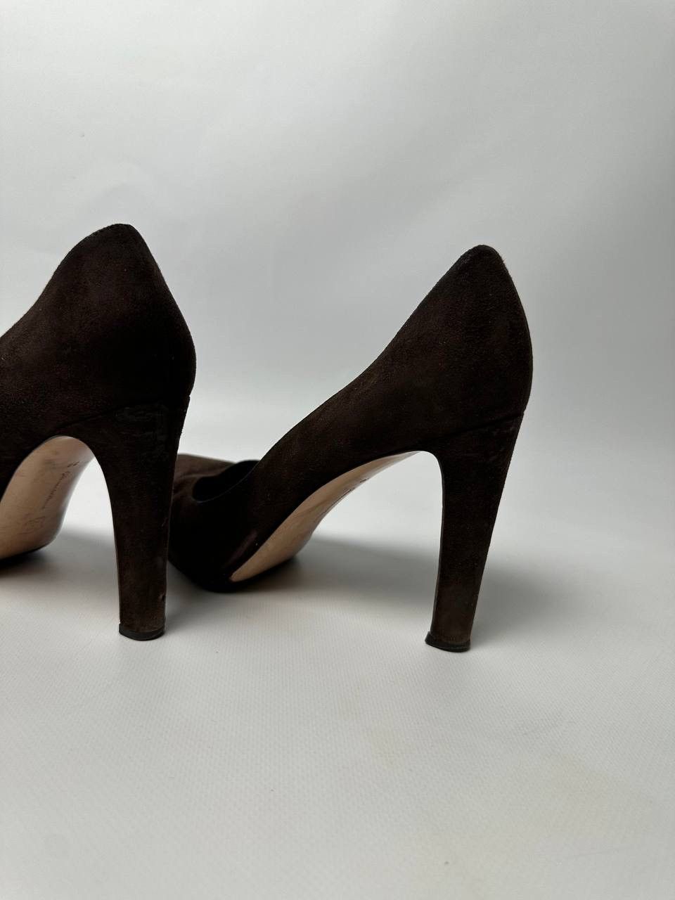 Gianvito Rossi Gianvito Rossi Brown Suede Heels Size 38 Size US 8 / IT 38 - 7 Thumbnail