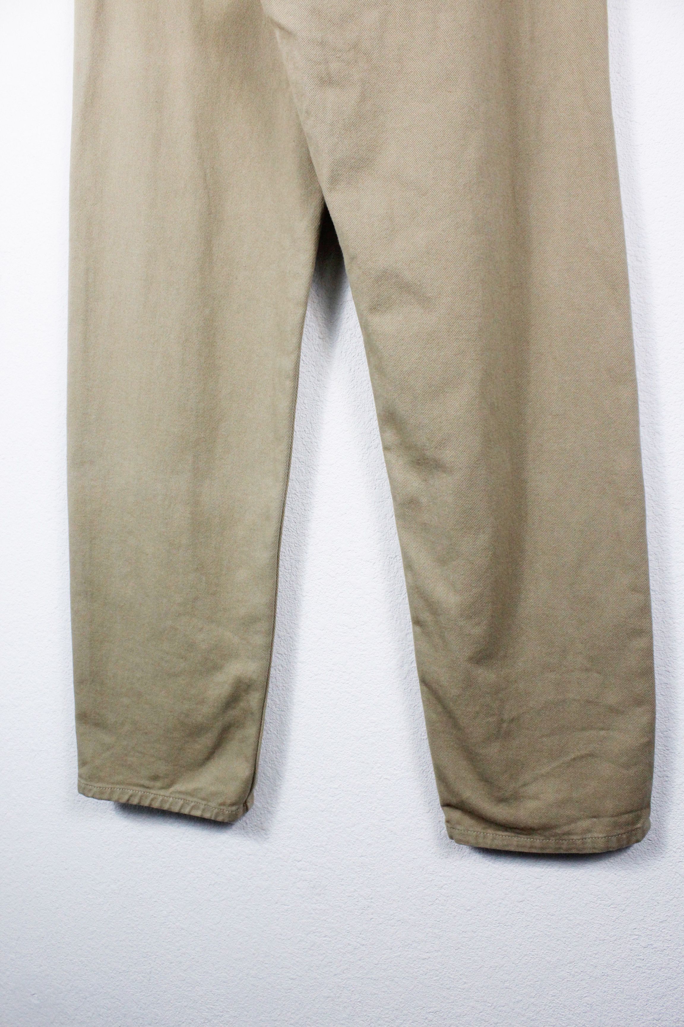 Calvin Klein × Jean Calvin Klein Jeans Beige Easy Fit Denim Pants Vintage Y2K Size US 33 - 5 Thumbnail