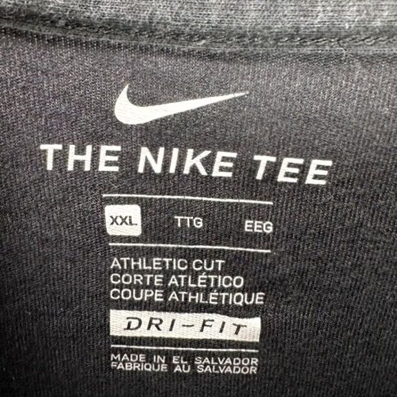 Nike Nike Tee Shirt Mens 2XL Dri-Fit Black Elite Athletic Cut Long Sleeve T-Shirt Size US XXL / EU 58 / 5 - 4 Thumbnail
