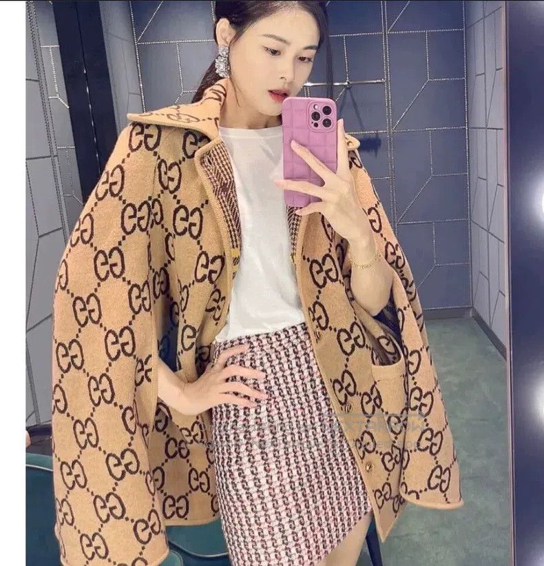 Gucci Gucci Old flower double G full-print double-sided wool clo Size XS / US 0-2 / IT 36-38 - 6 Thumbnail