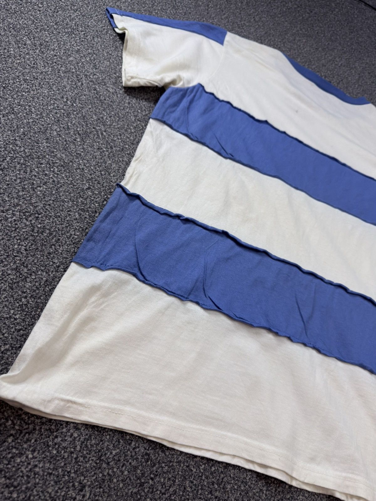 Ralph Lauren Vintage 90s Polo RL Patch Stripe Crew Neck Shirt Made In Usa Size US M / EU 48-50 / 2 - 10 Thumbnail