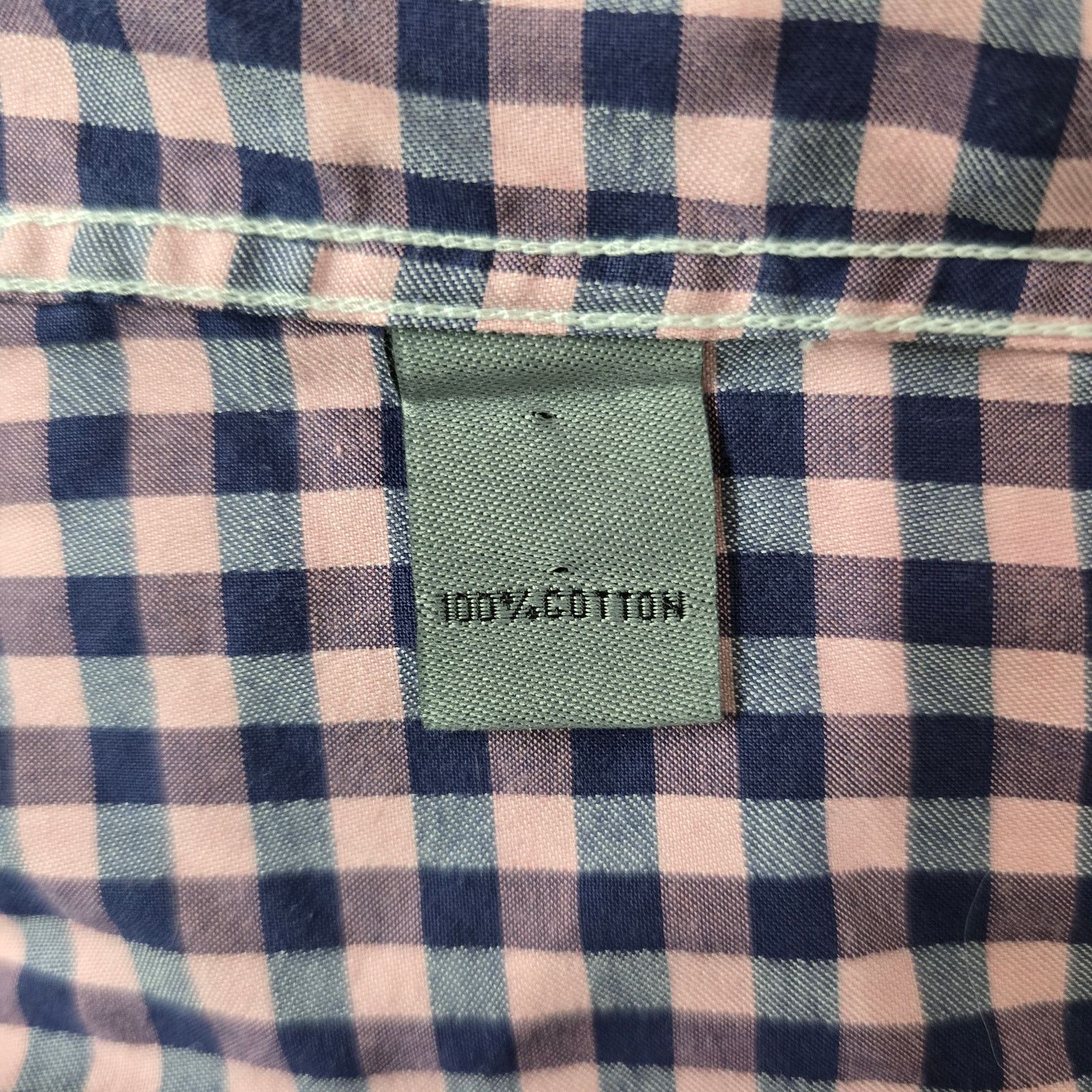 Johnston & Murphy JOHNSTON & MURPHY Dress Shirt M Tailored fit Flip Cuff check Size US M / EU 48-50 / 2 - 13 Thumbnail