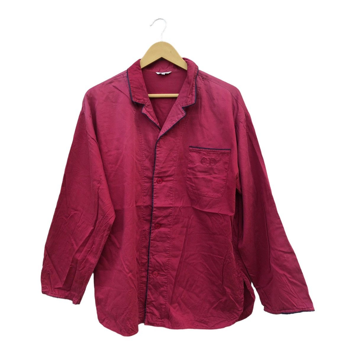 Christian Dior Monsieur Sleeping Shirt Christian Dior Red Color Size US M / EU 48-50 / 2 - 1 Thumbnail