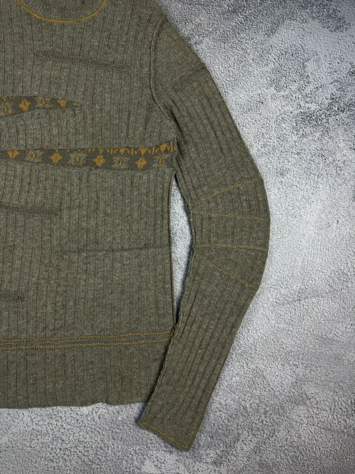 Marithe + Francois Girbaud × Vintage Rare Marithe Francois Girbaud Wool Asymmetrical Sweater Size US M / EU 48-50 / 2 - 5 Thumbnail