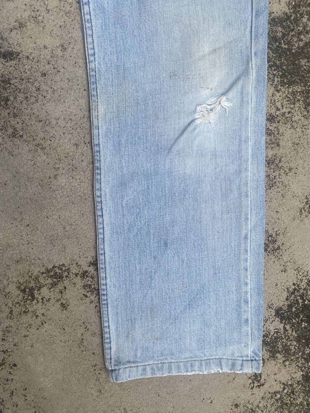 Levi's × Levi's Vintage Clothing × Vintage Vintage Levis 501 Straight Cut Faded Blue Size US 29 - 11 Thumbnail