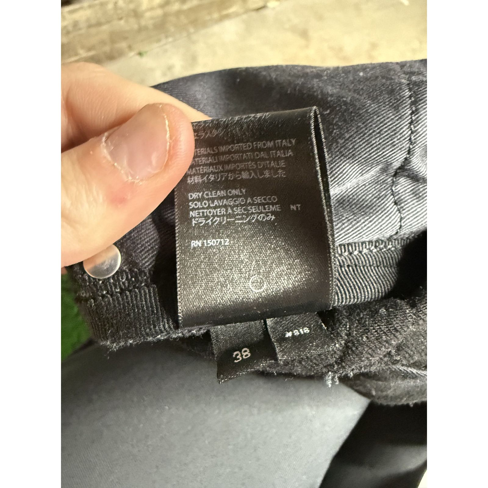 Amiri Amiri MX2 Black Black Patch (Tailored) Used 38 Size US 38 / EU 54 - 4 Thumbnail
