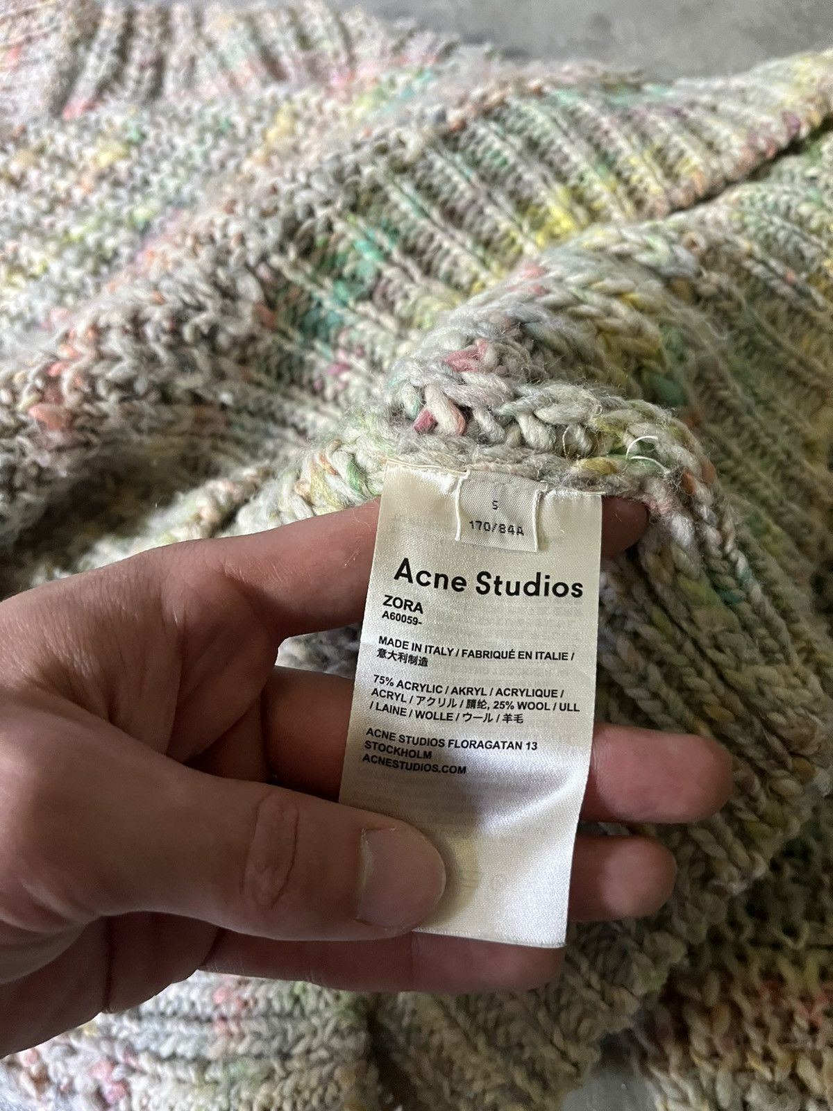 Acne Studios Acne Studios Zora multicolor sweater Size US S / EU 44-46 / 1 - 10 Thumbnail