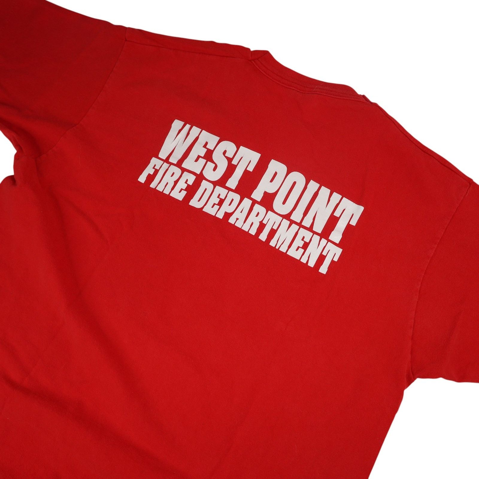 Vintage Vintage West Point Fire Department Graphic T Shirt Size US XL / EU 56 / 4 - 10 Thumbnail