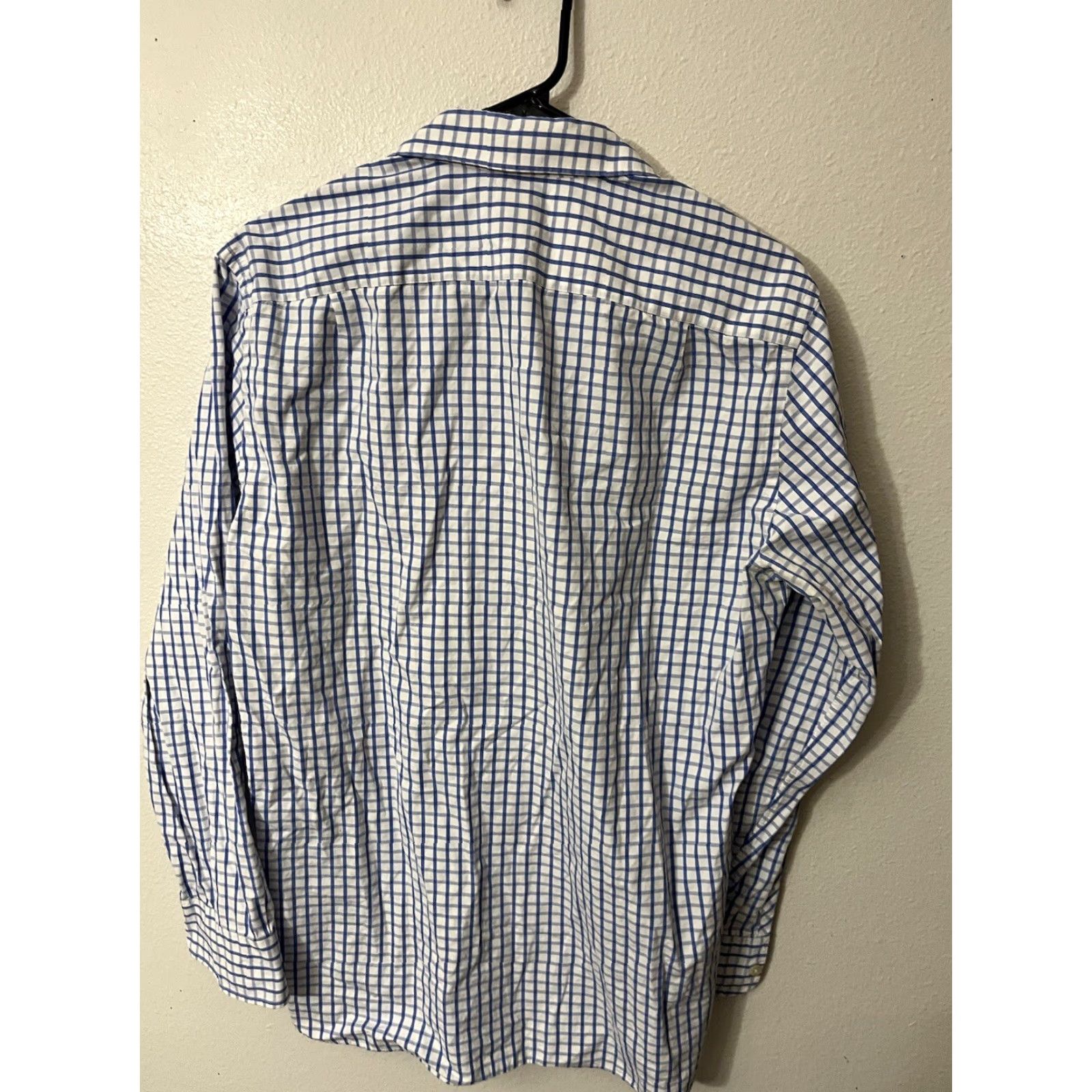 J.Crew VINTAGE J.CREW Shirt Long Sleeve 80s Check Blue M Adult Medium Button-Up Pockets Mens Size US M / EU 48-50 / 2 - 2 Thumbnail