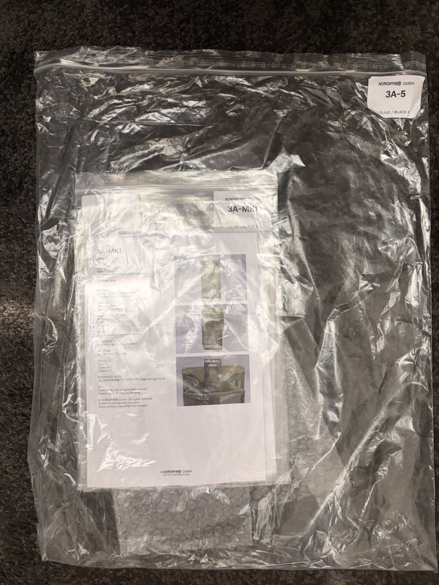 Acronym Acronym 3A-5 FOIL olive + 3x MK1 mods Size ONE SIZE - 10 Thumbnail